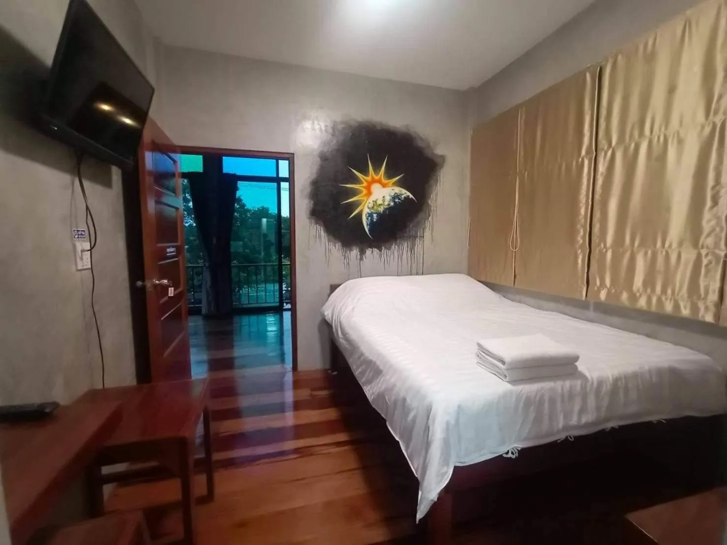 Bed in Baan Rabiangdao UthaiThani