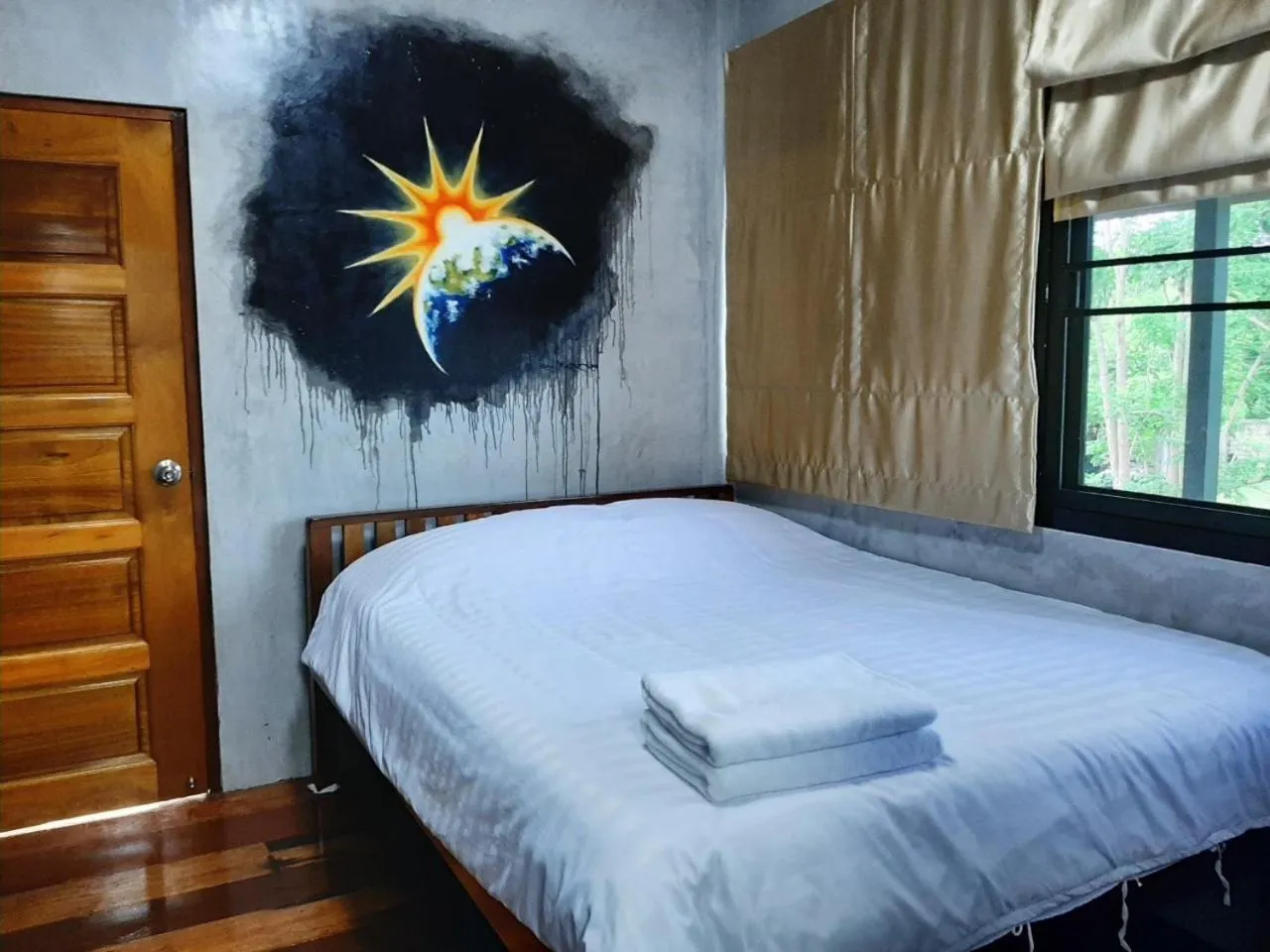 Bed in Baan Rabiangdao UthaiThani