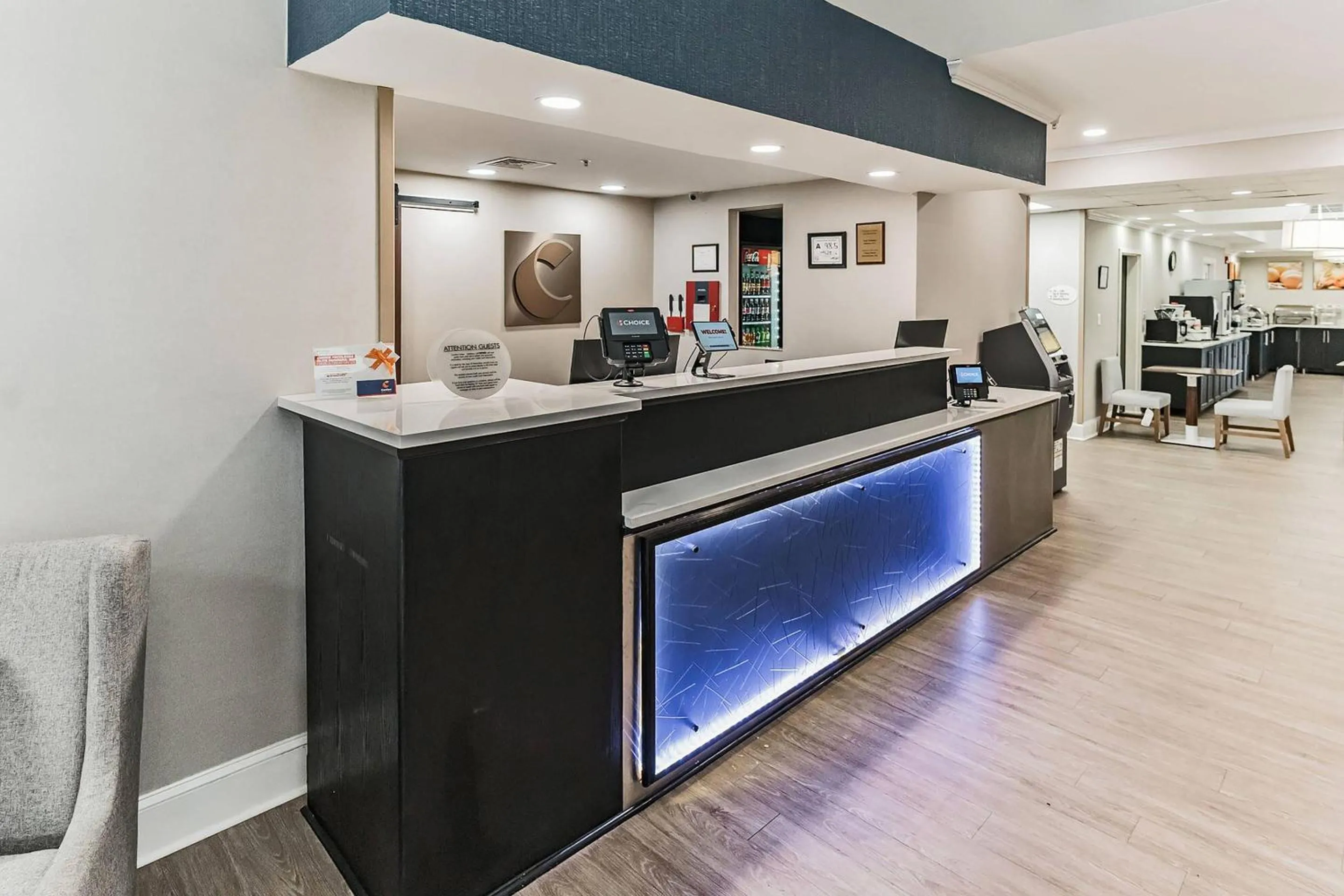 Lobby or reception in Comfort Suites Salisbury I-85