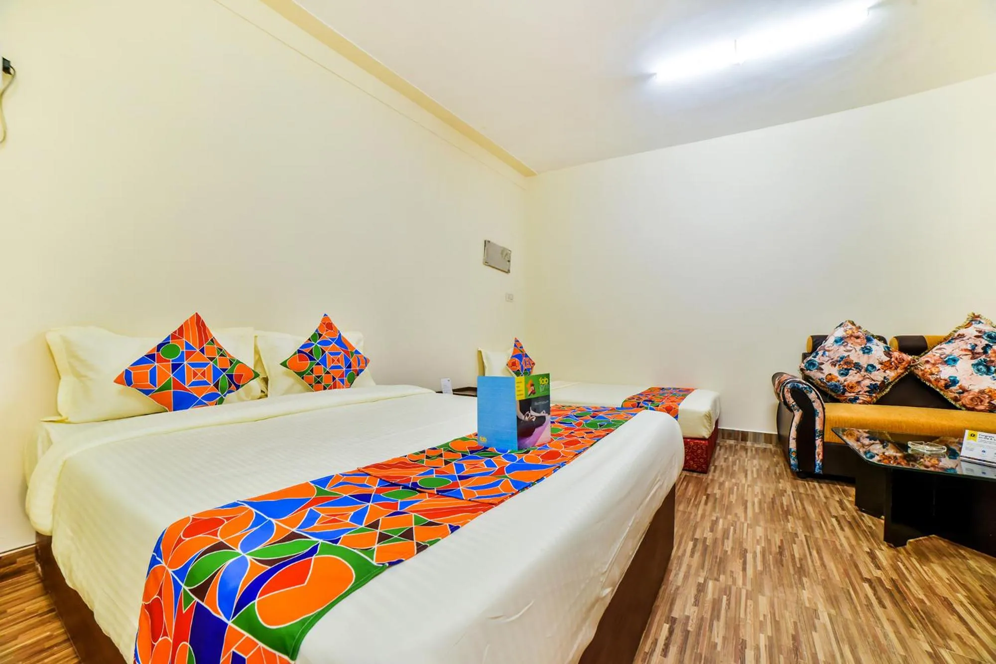 Bedroom, Bed in FabHotel K7 Trends With Pool, Calangute Beach