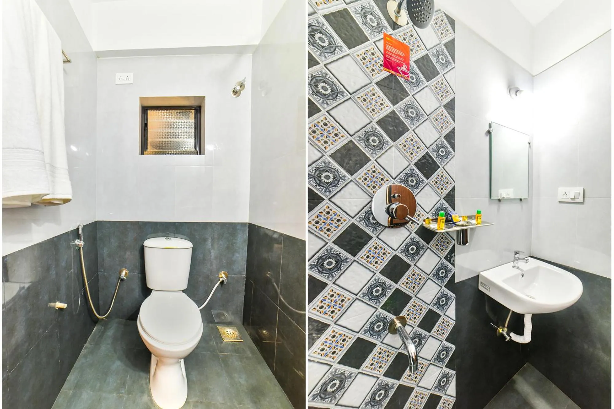 Toilet in FabHotel K7 Trends With Pool, Calangute Beach