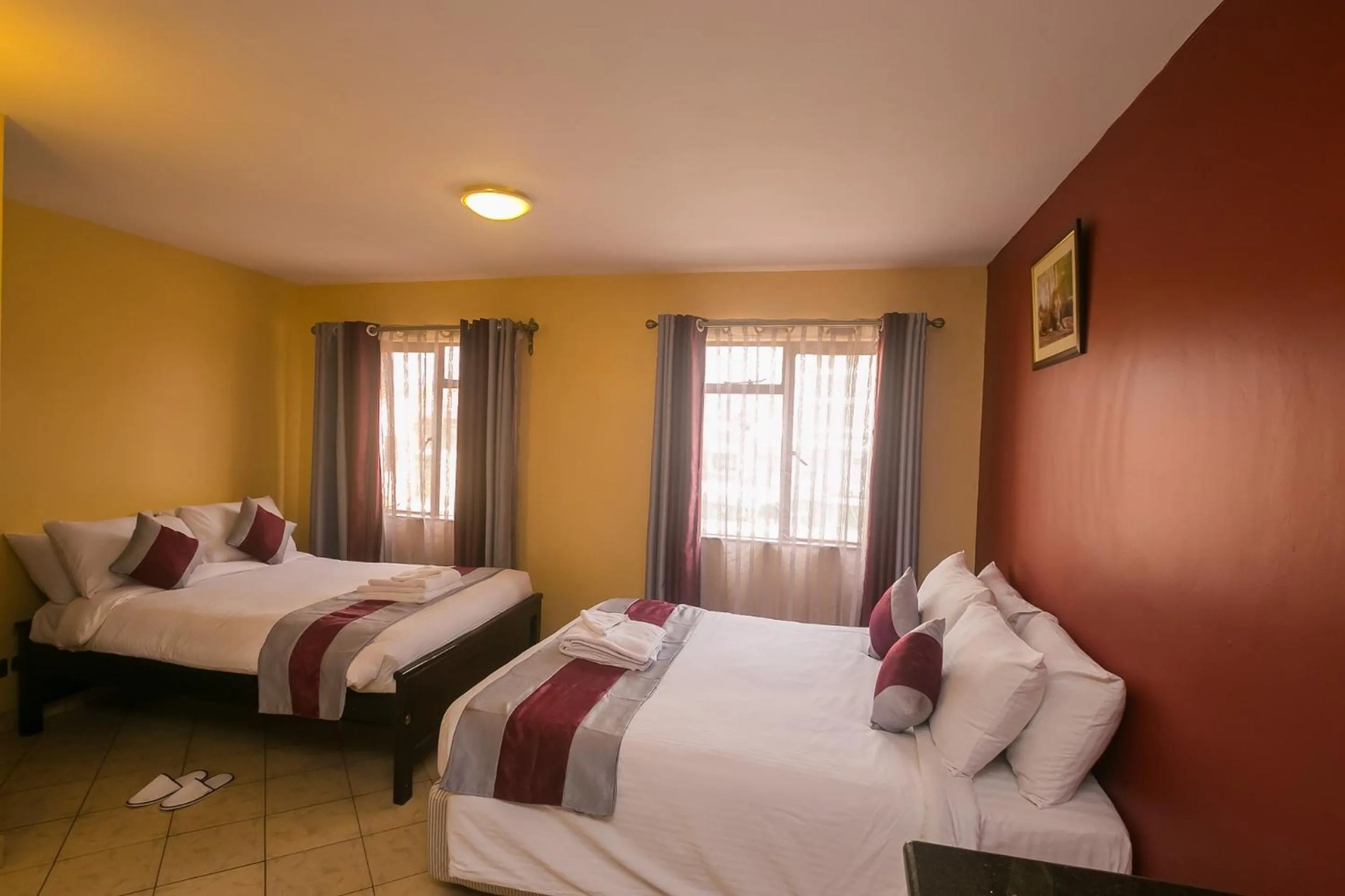 Bed in Plus254 Hotel