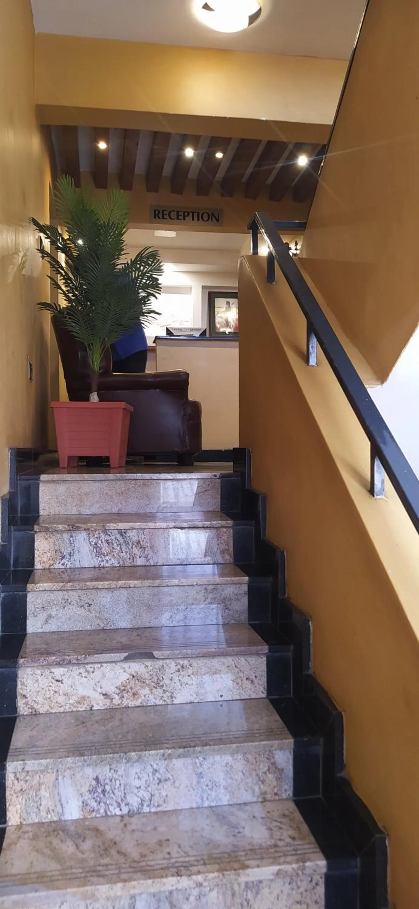 Lobby or reception in Plus254 Hotel