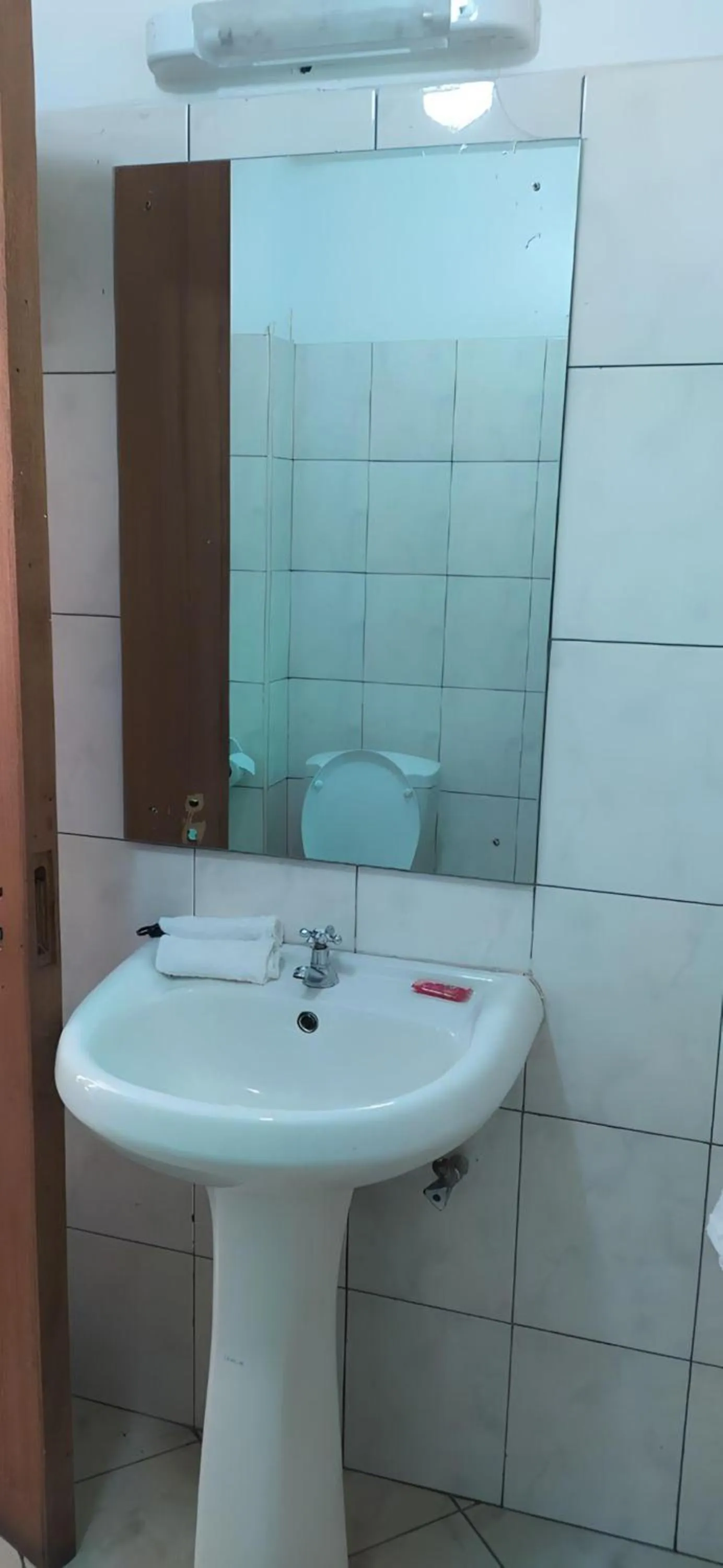Bathroom in Plus254 Hotel