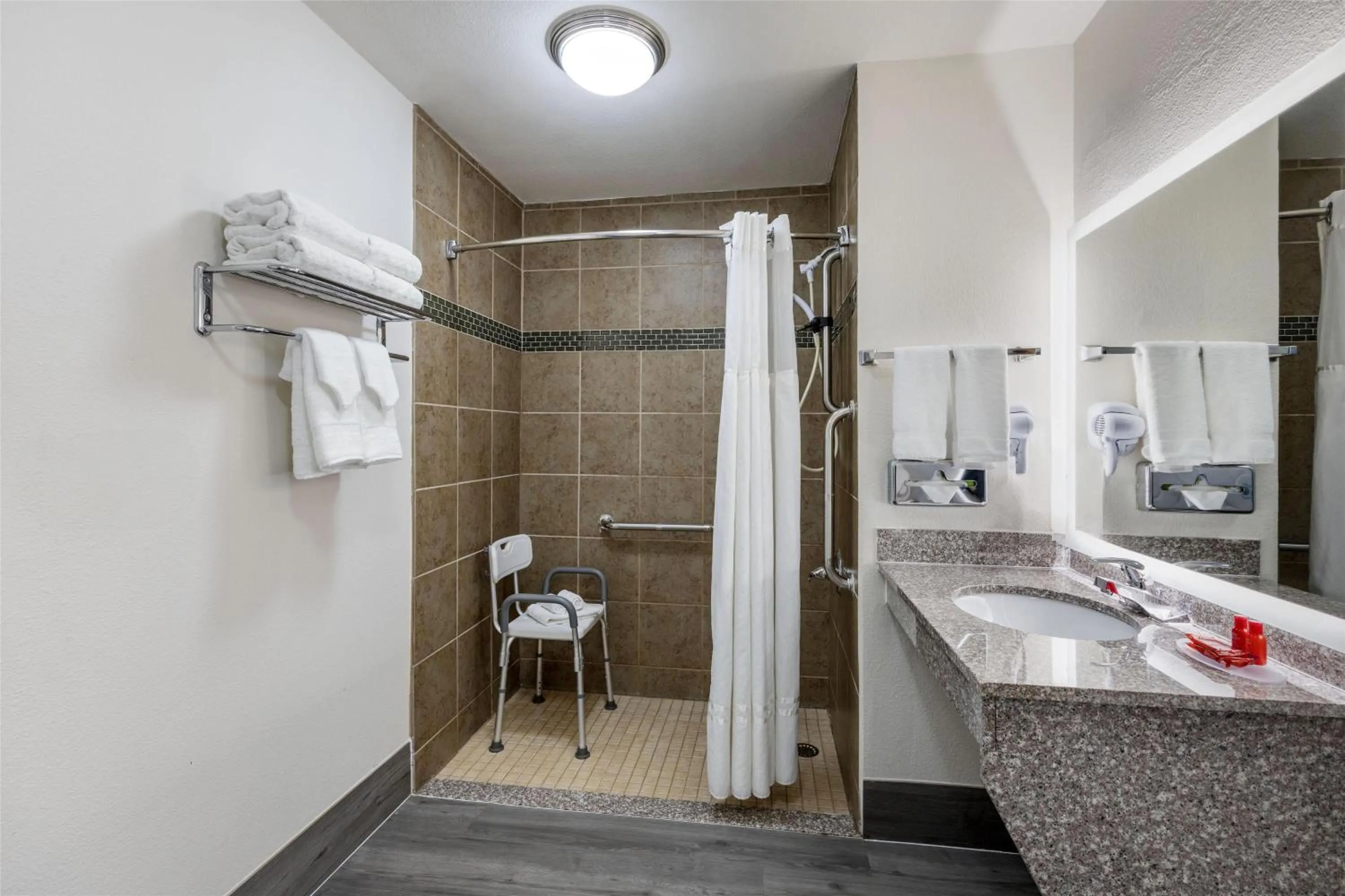 Bathroom in SureStay Plus Hotel by Best Western Asheboro