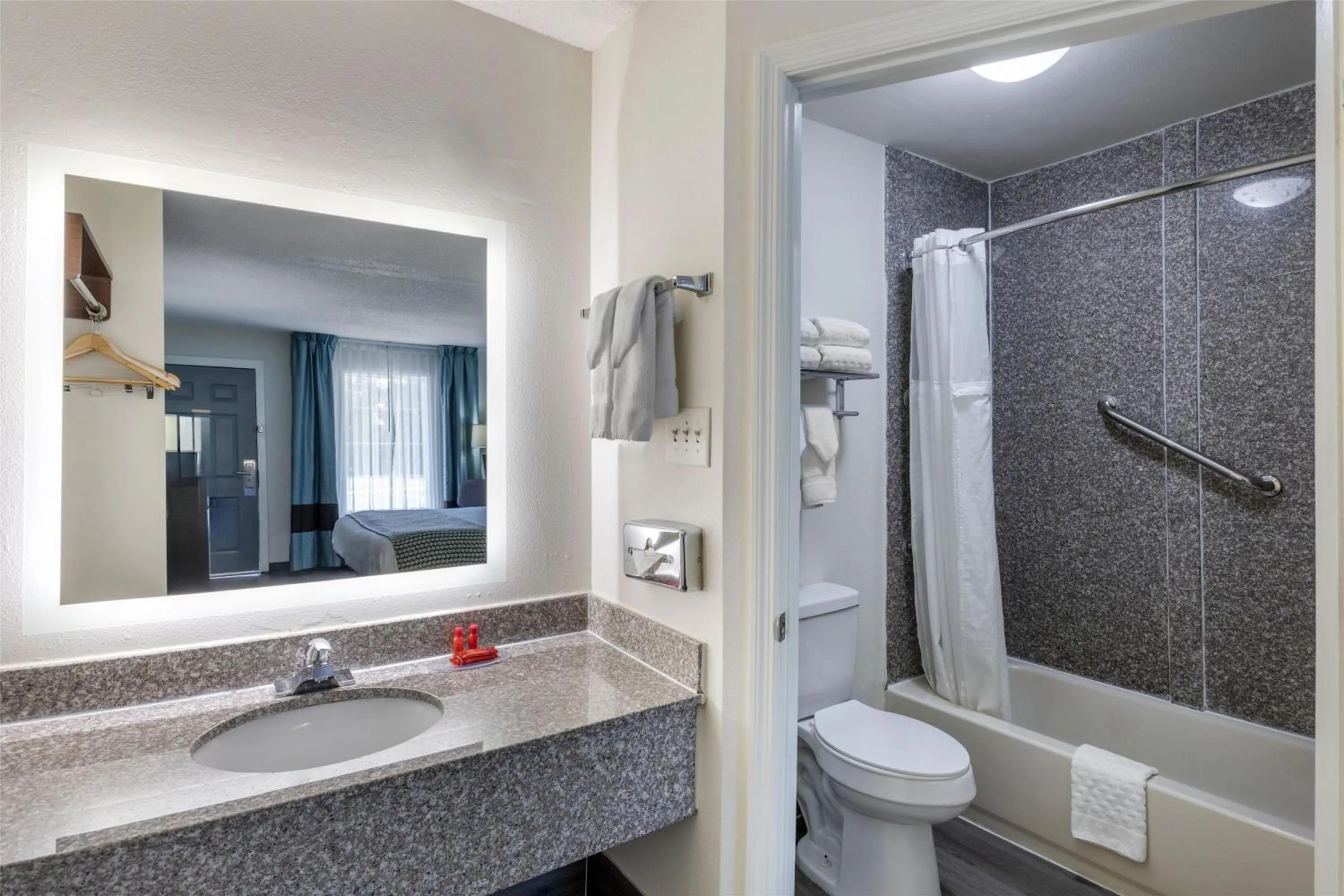 Bathroom in SureStay Plus Hotel by Best Western Asheboro