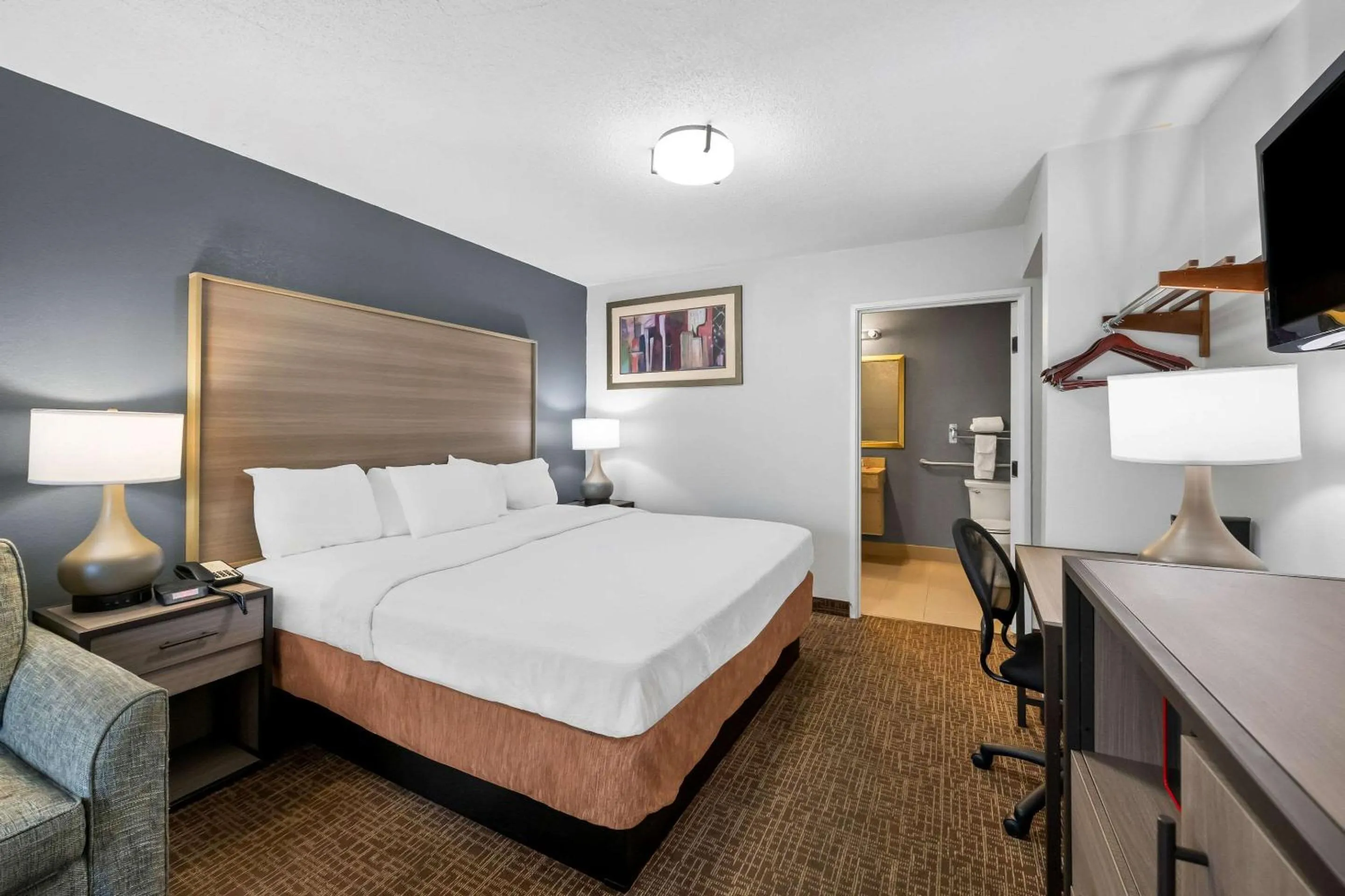 Bedroom, Bed in SureStay Plus Hotel by Best Western Fayetteville