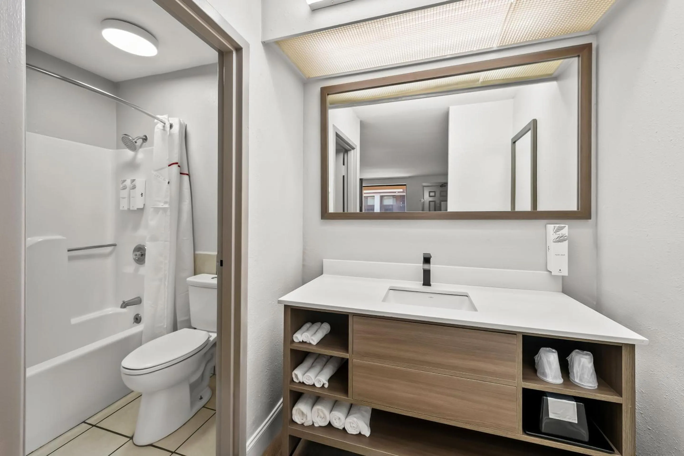 Bathroom in Red Roof Inn Sanford