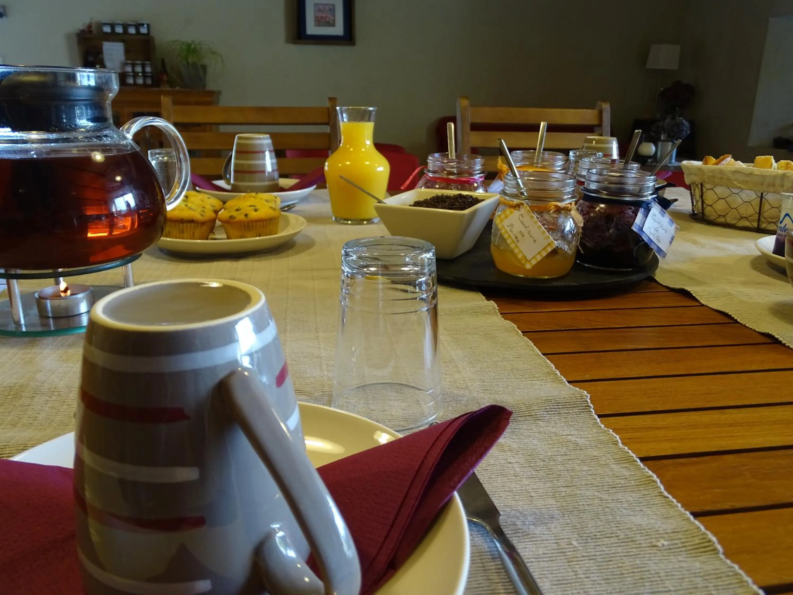 Breakfast in La Ferme de Madelonnet
