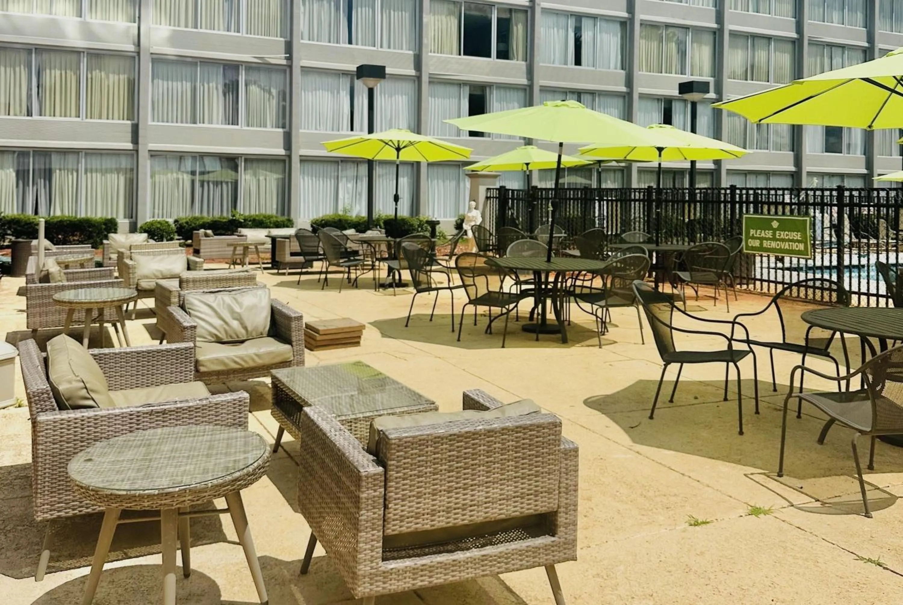 Swimming pool in Wyndham Garden Greensboro