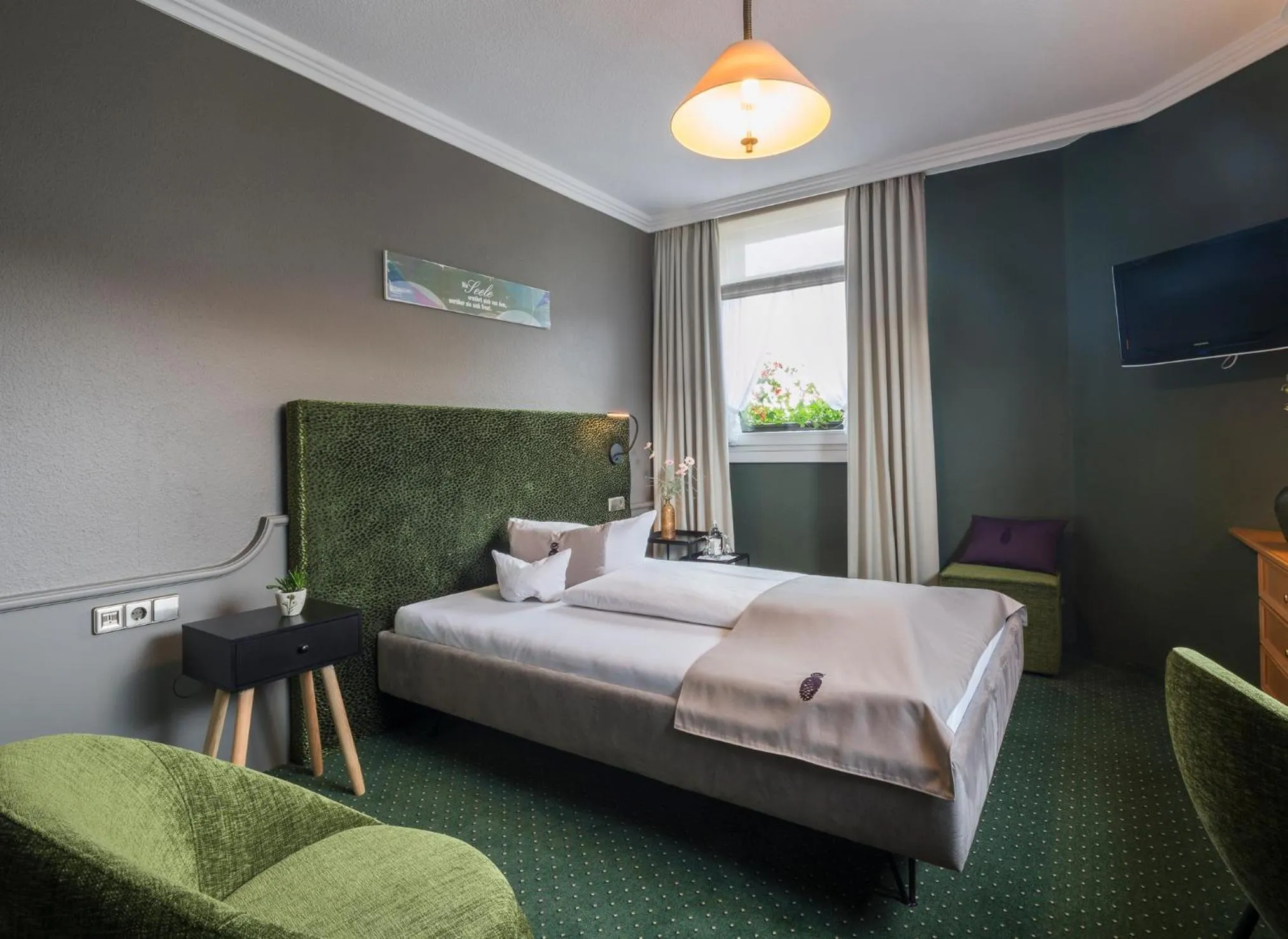 Bed in Hotel Schwarzwaldhof