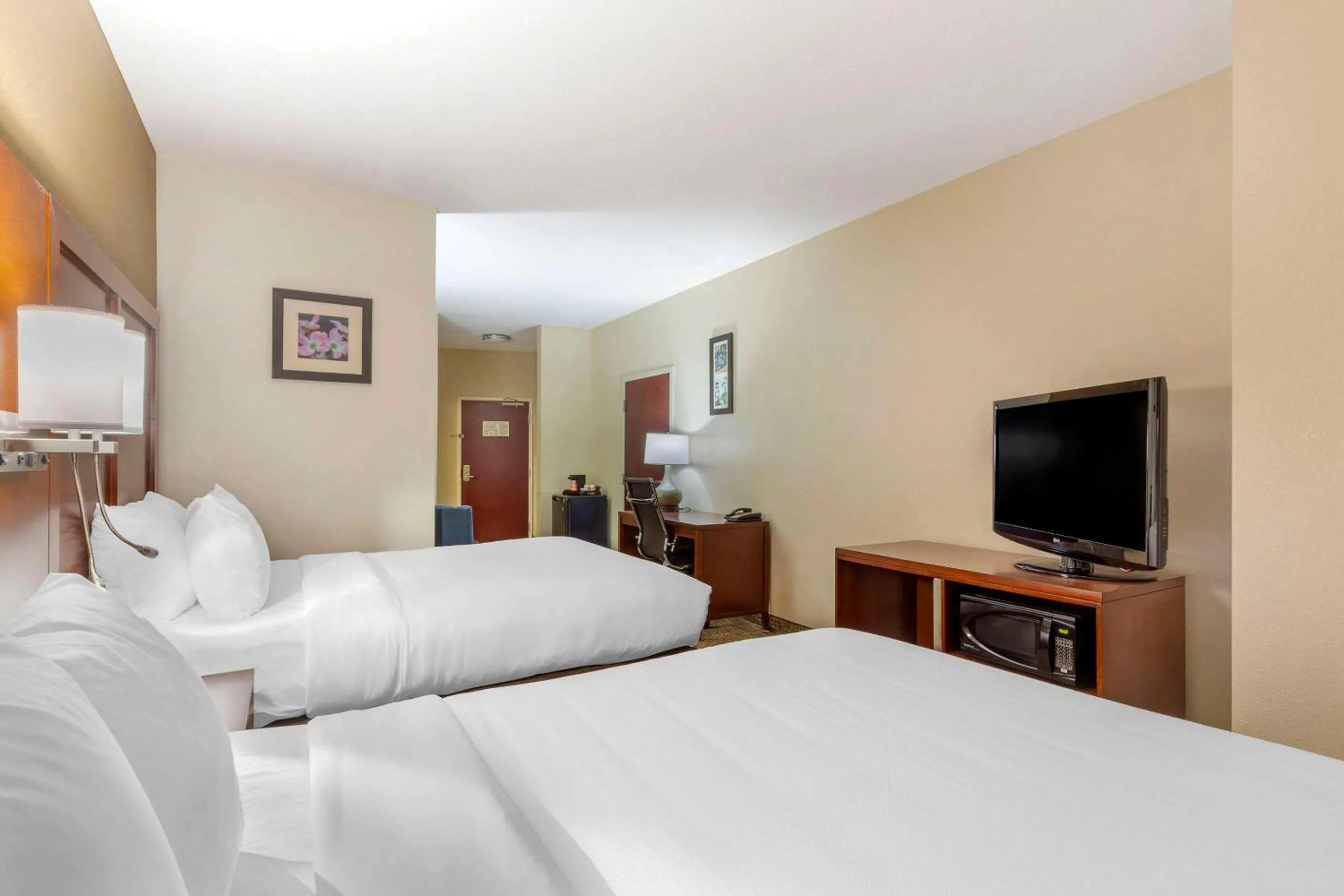 Bedroom, Bed in Comfort Suites Wilson - I - 95