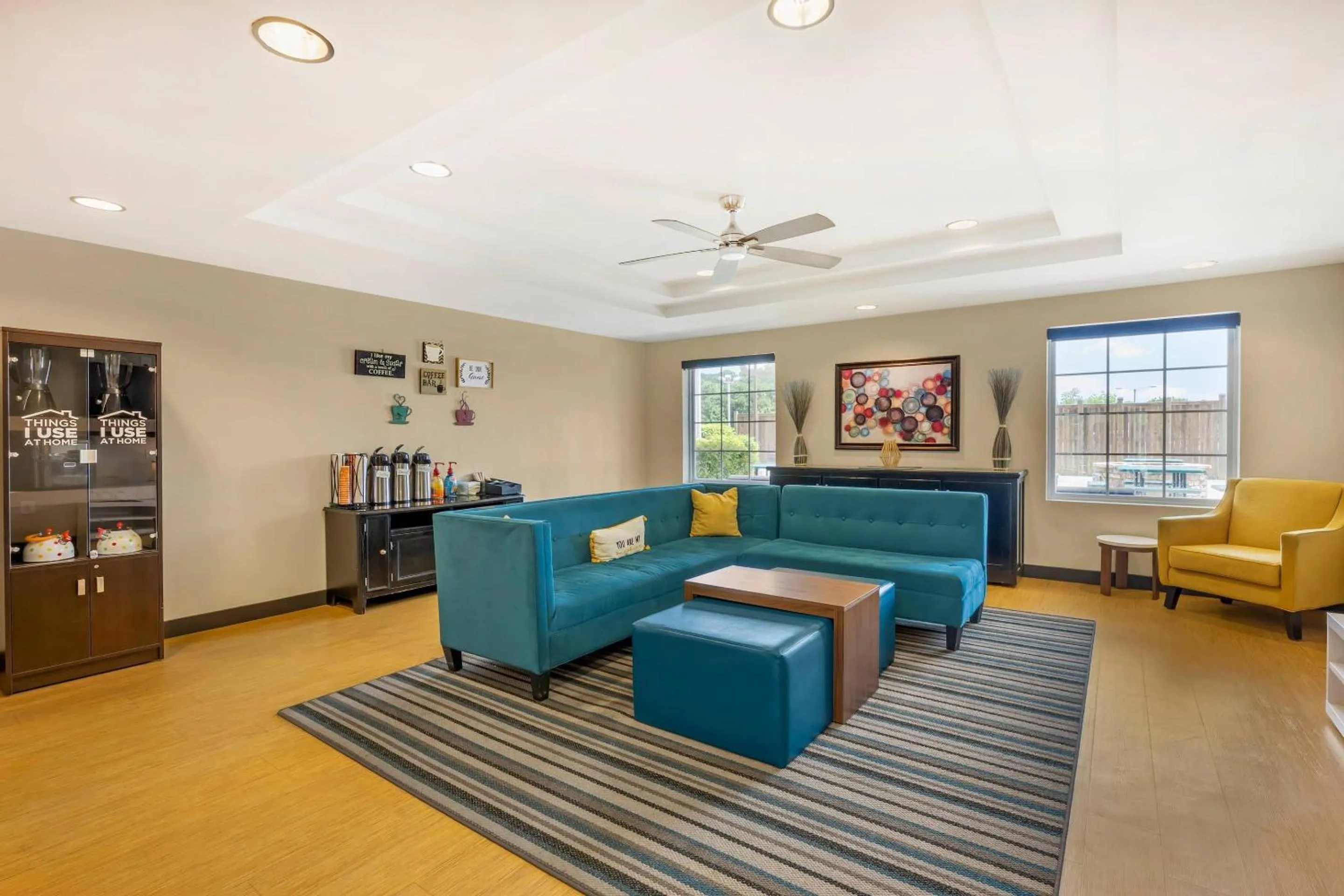Lobby or reception in MainStay Suites Jacksonville near Camp Lejeune