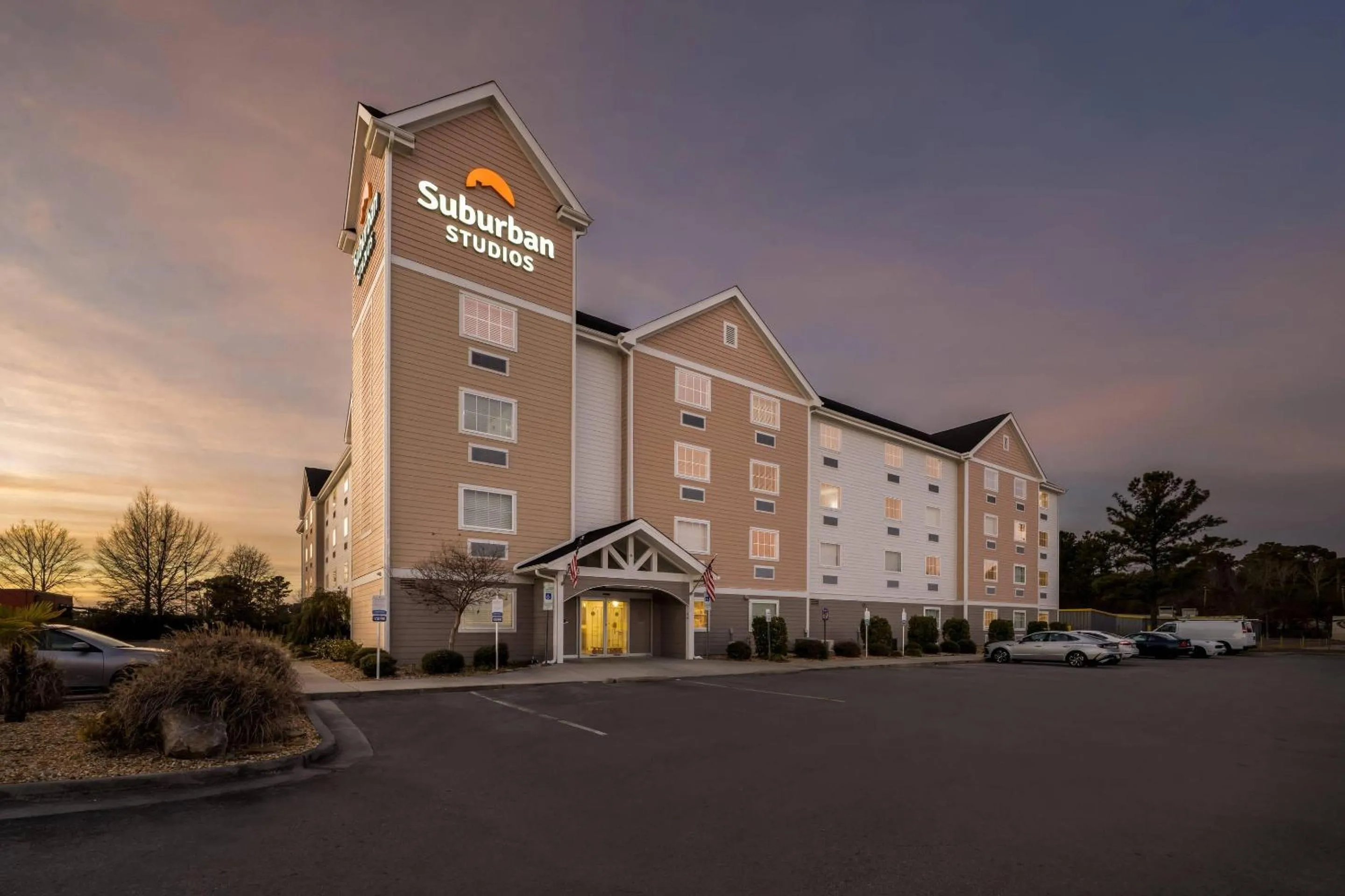 Property building in Suburban Studios Near Camp Lejeune