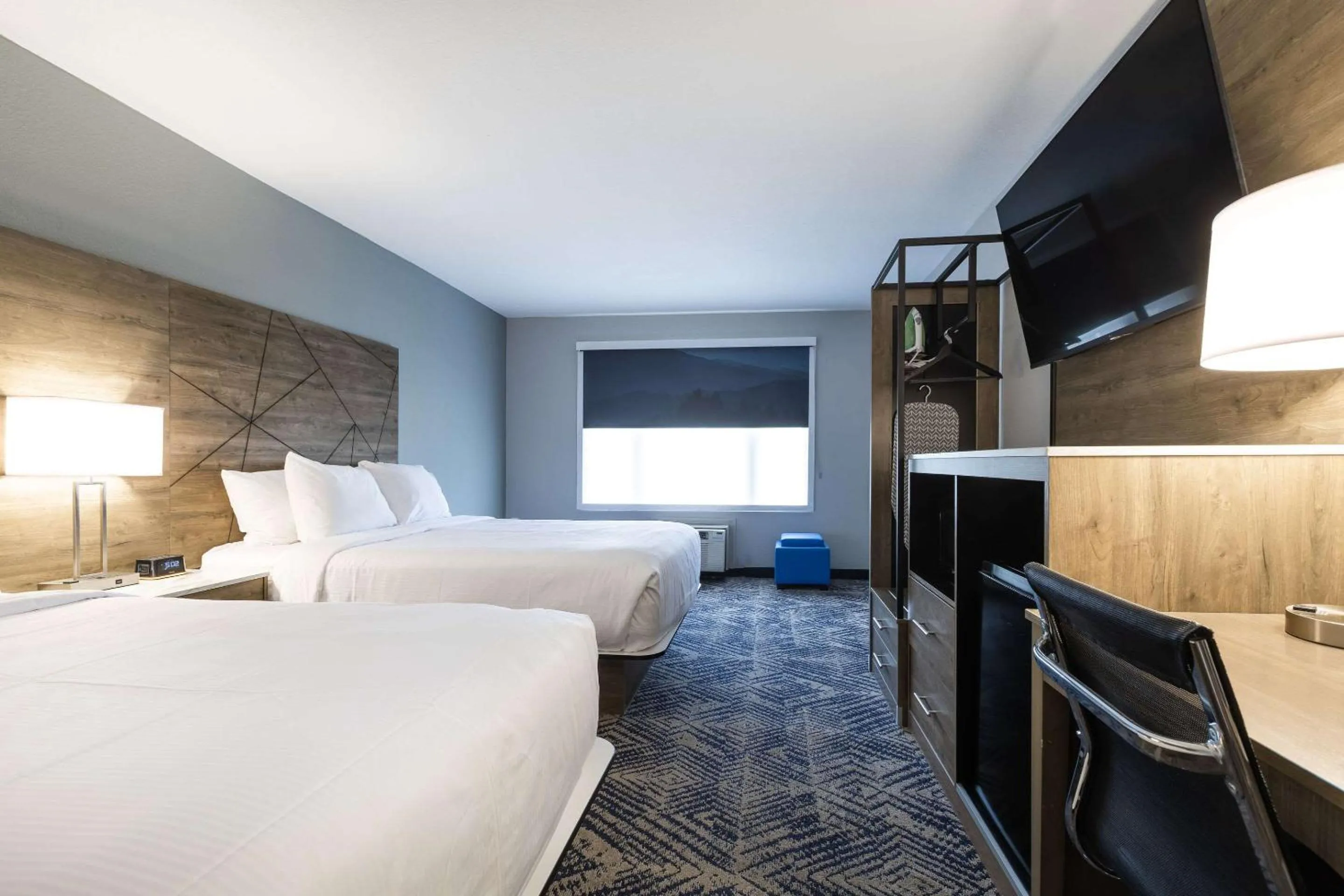 Bedroom, Bed in Rodeway Inn & Suites near Outlet Mall - Asheville