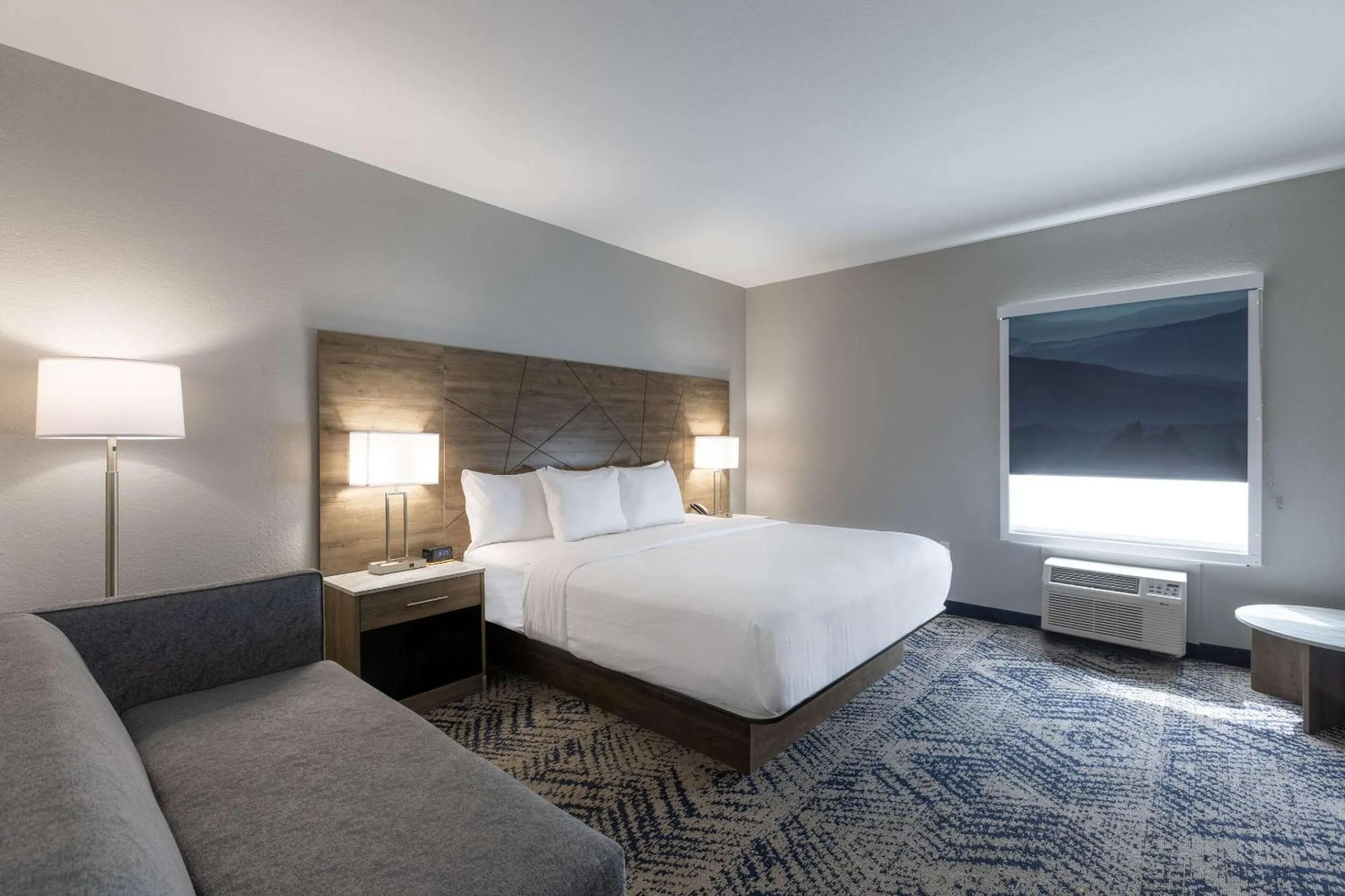 Bedroom, Bed in Rodeway Inn & Suites near Outlet Mall - Asheville