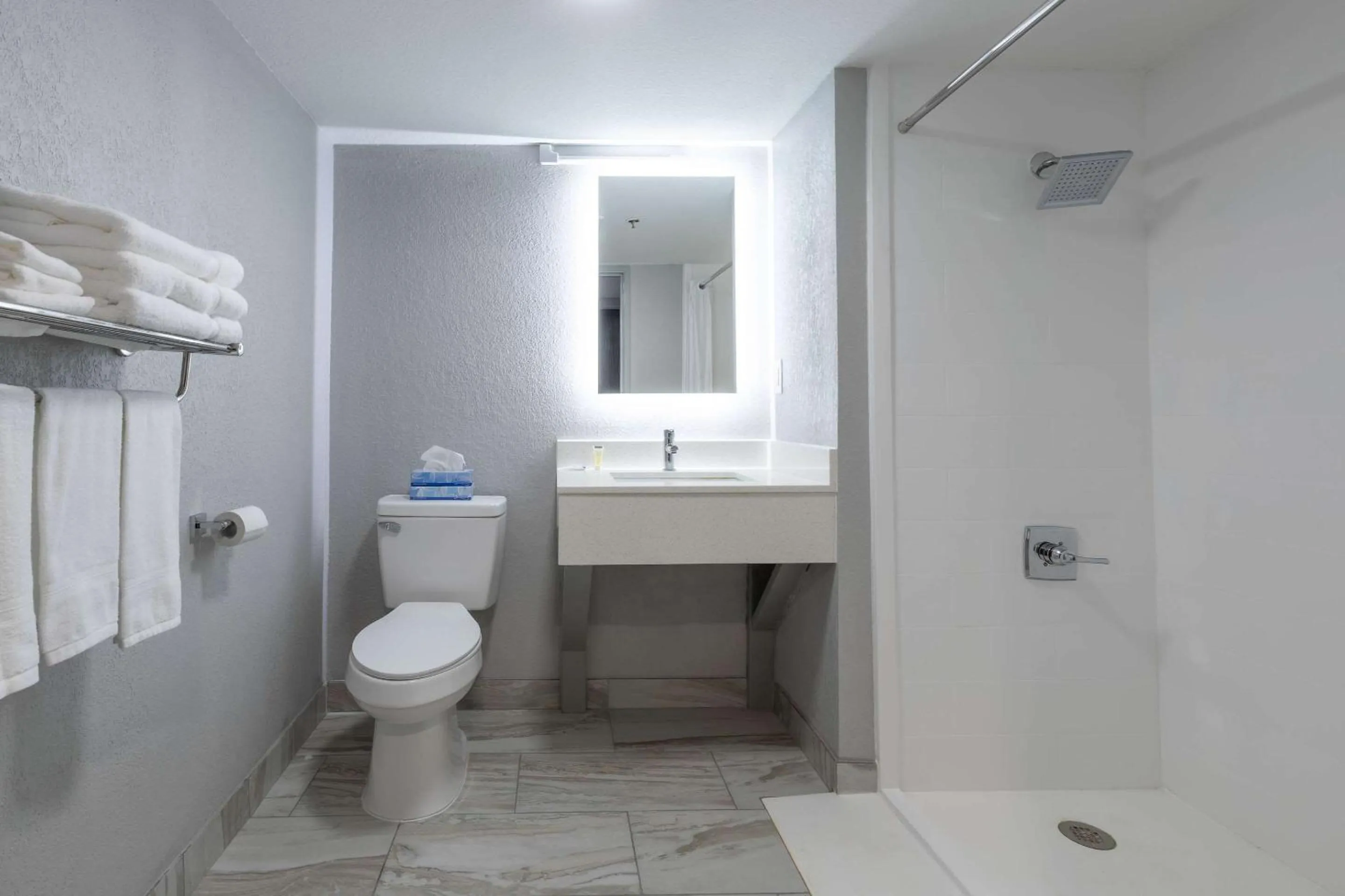 Bedroom in Rodeway Inn & Suites near Outlet Mall - Asheville