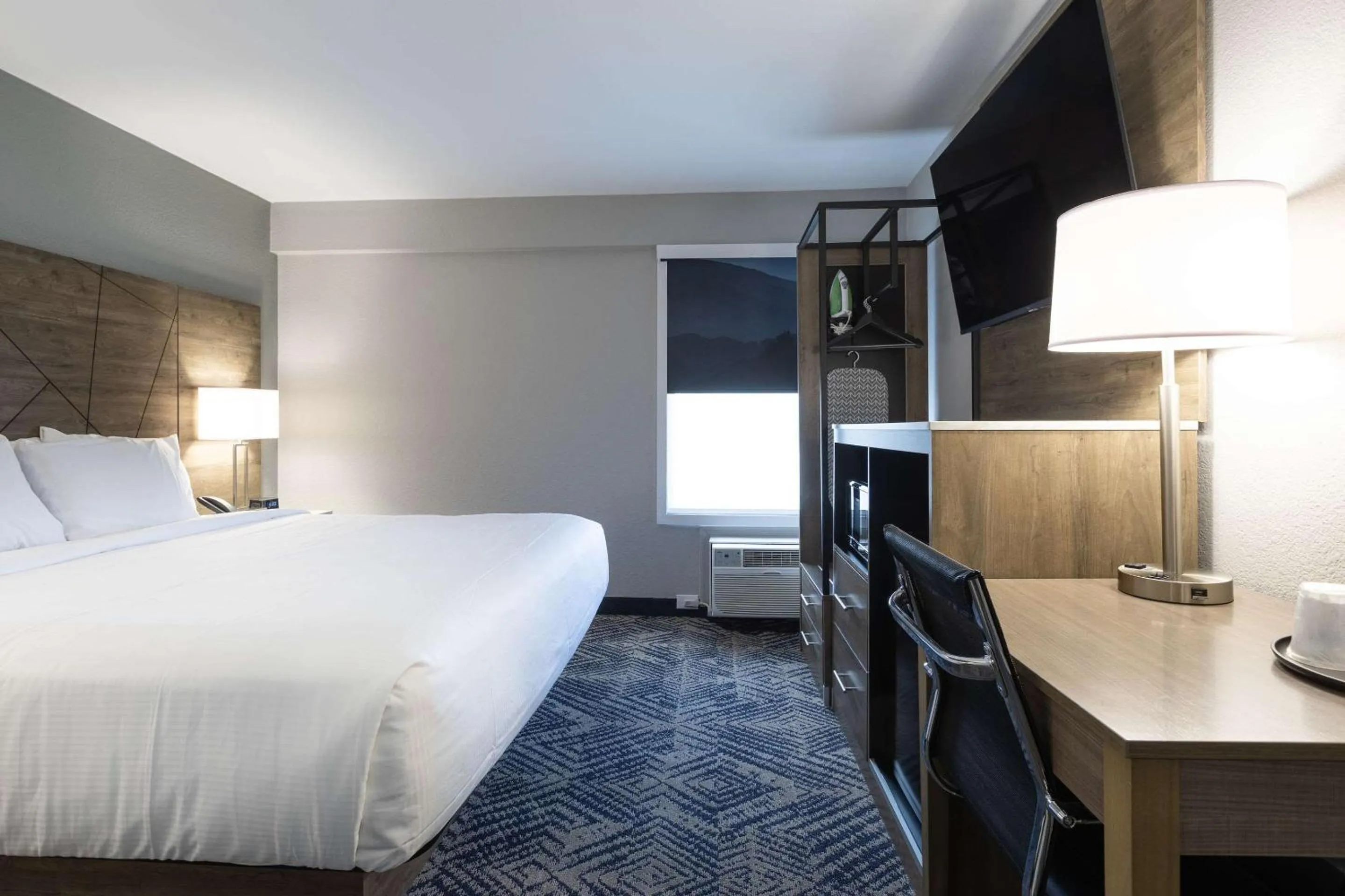 Bedroom, Bed in Rodeway Inn & Suites near Outlet Mall - Asheville