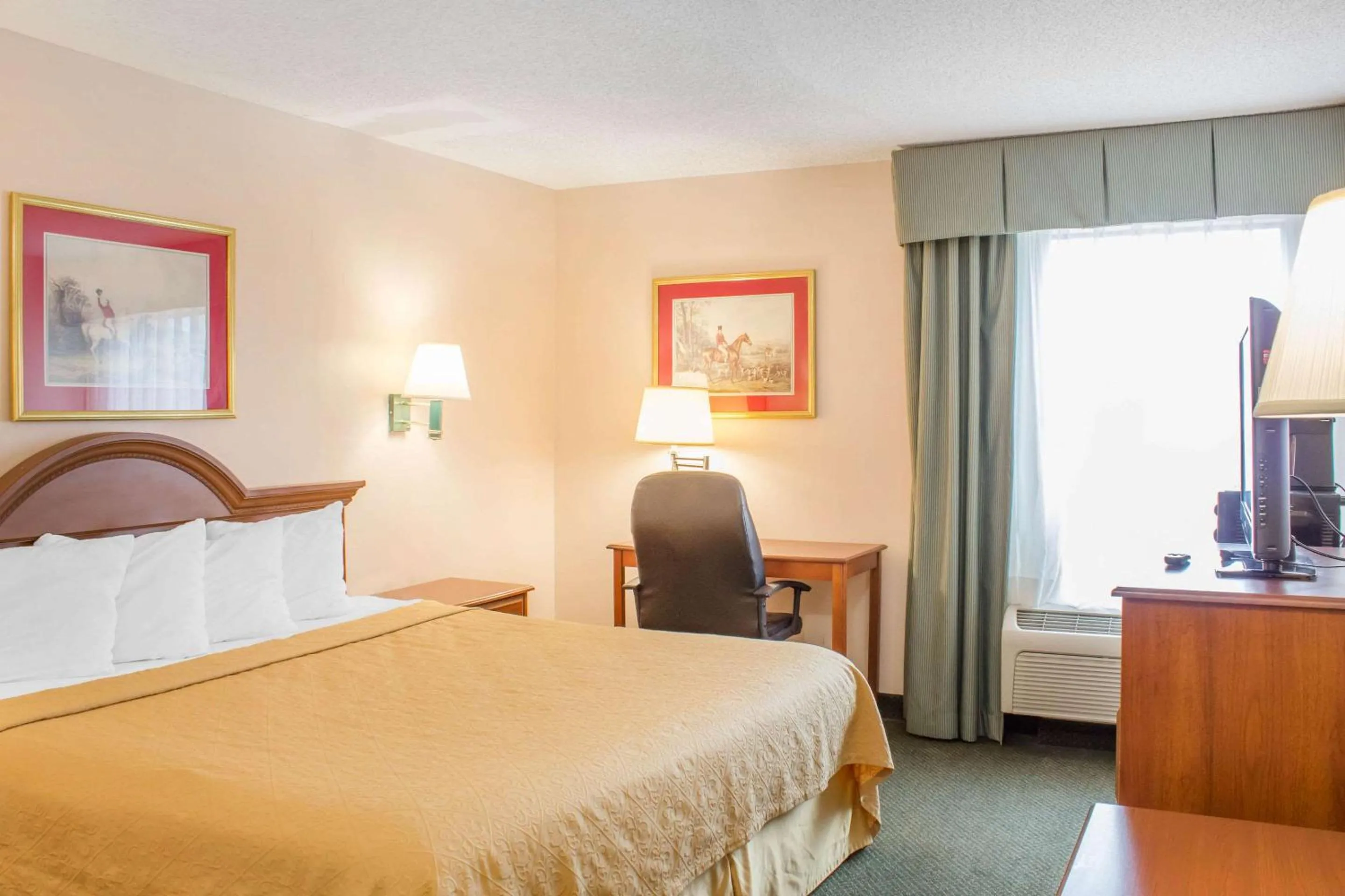 Bedroom, Bed in Econo Lodge Raleigh near Walnut Creek Amphitheatre