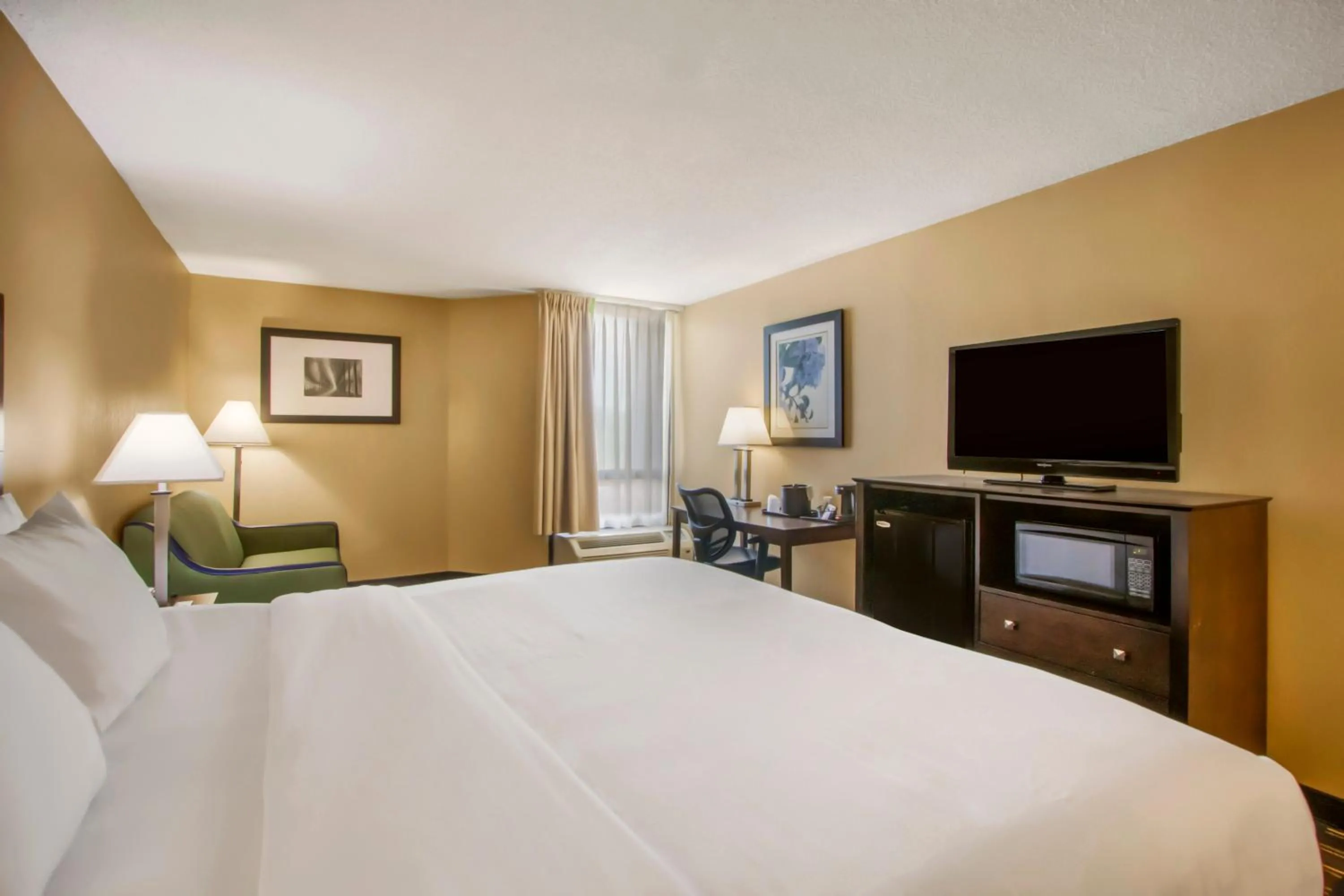 Photo of the whole room, Bed in Clarion Inn Asheville Airport