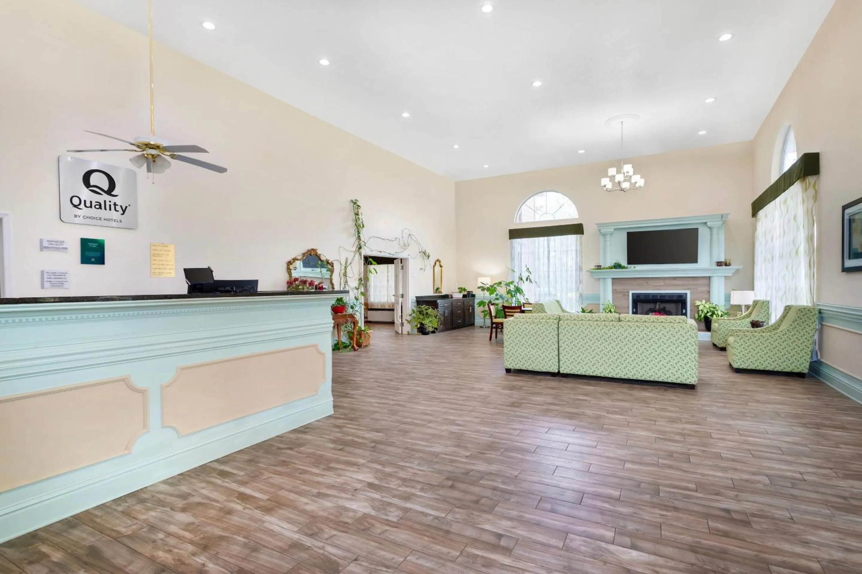 Lobby or reception in Quality Inn Andrews