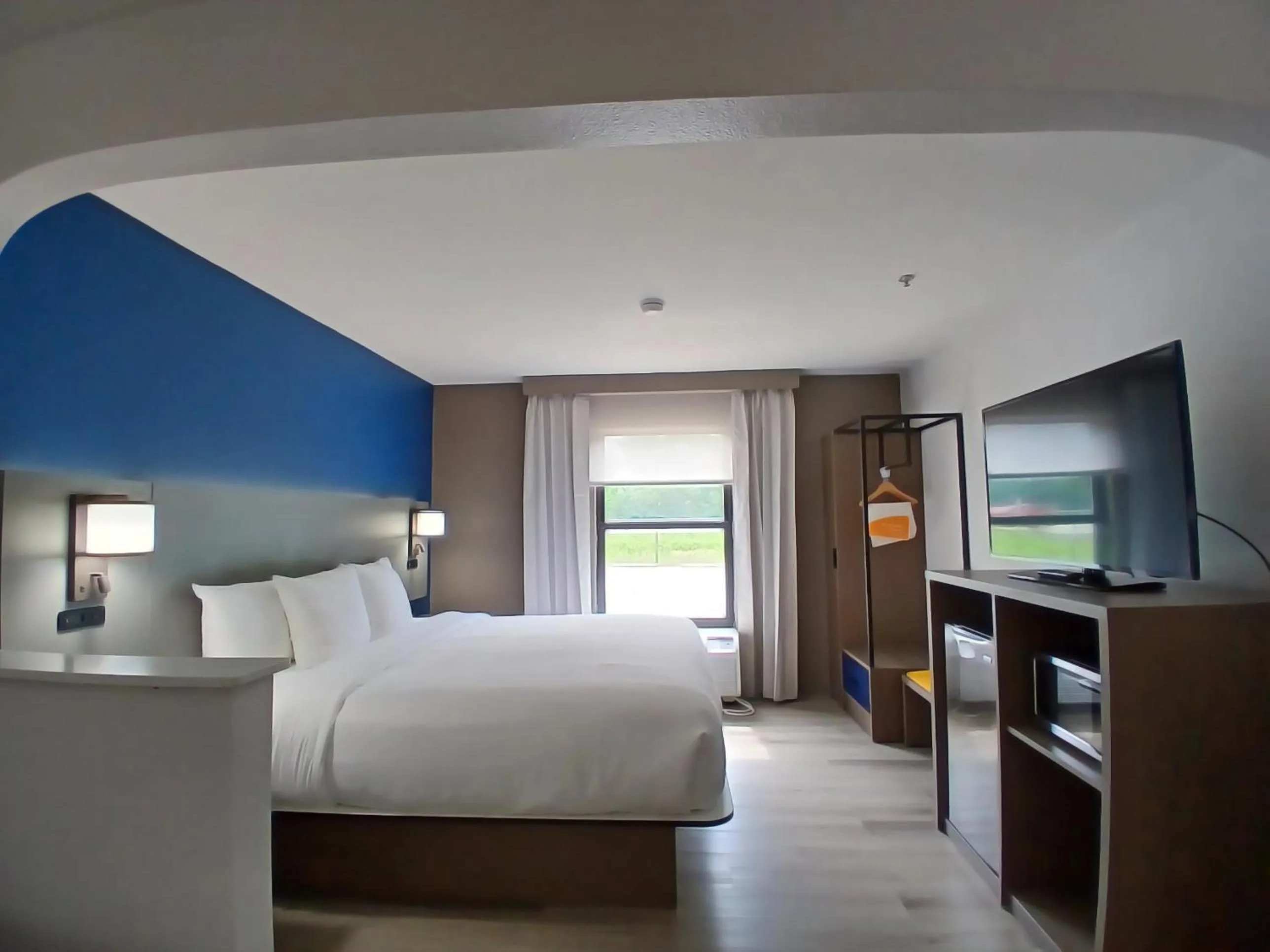 TV and multimedia, Bed in Comfort Inn near Downtown & Blue Ridge PKWY