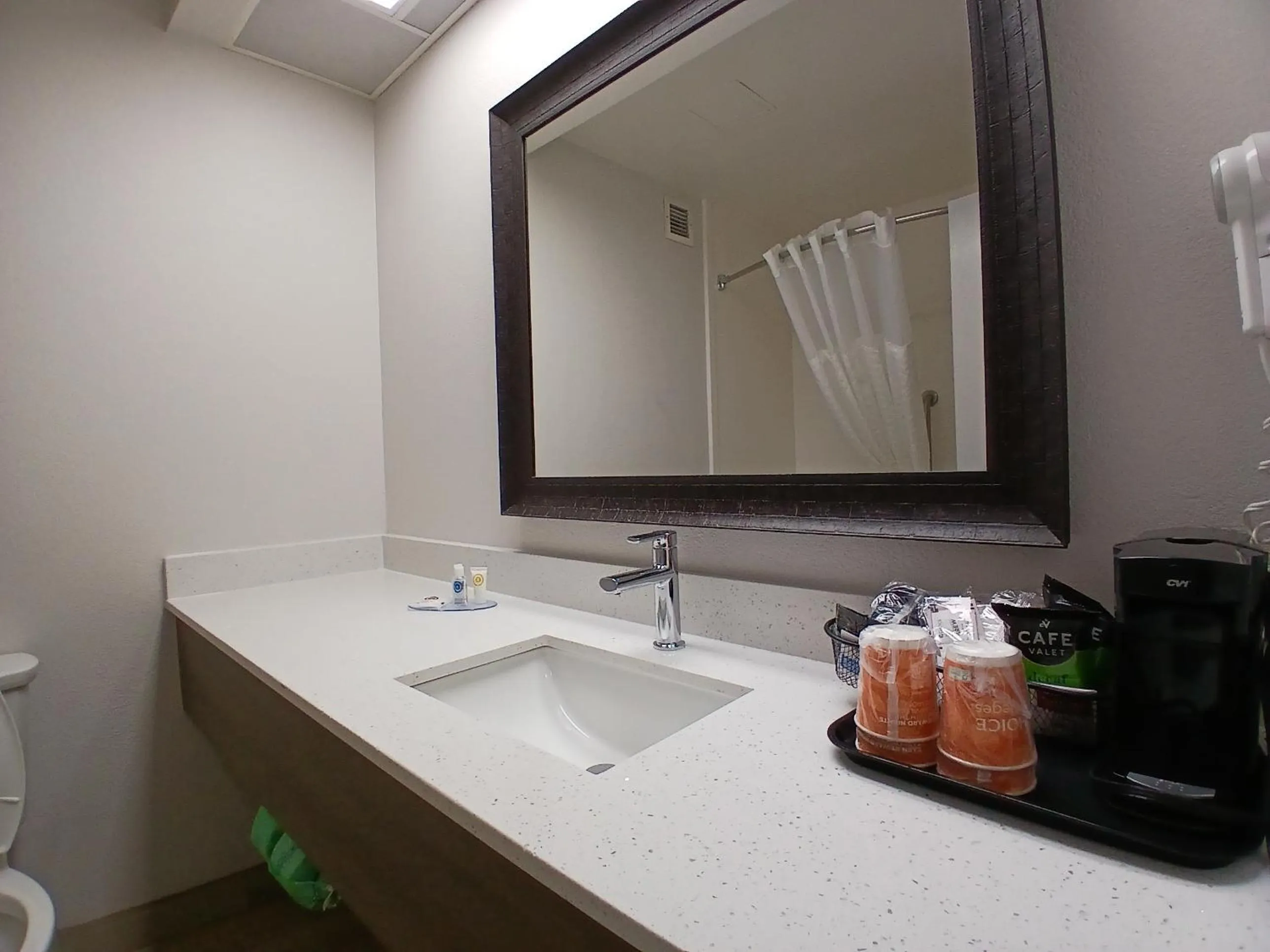 Bathroom in Comfort Inn near Downtown & Blue Ridge PKWY