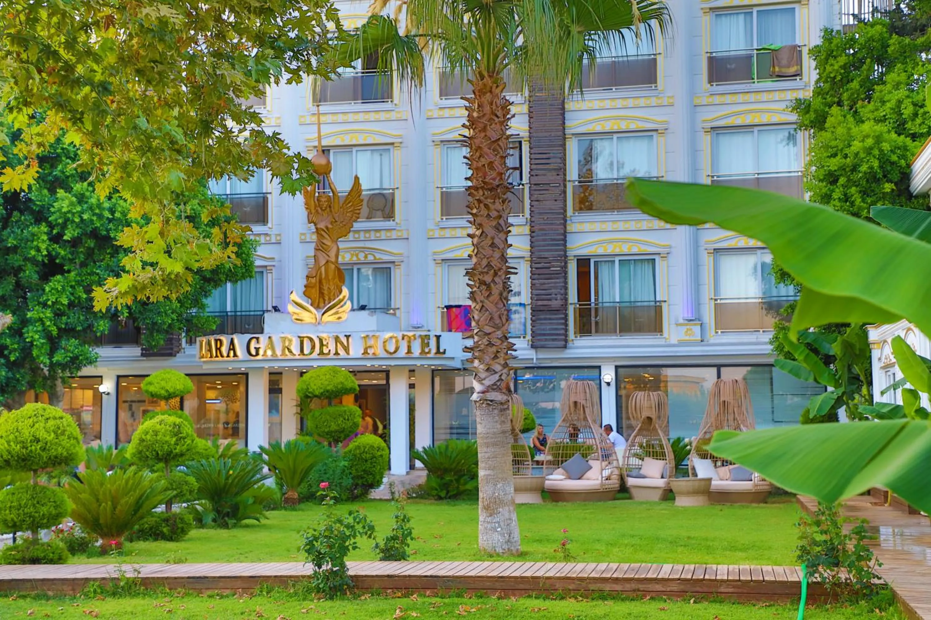 Property building in Lara Garden Hotel