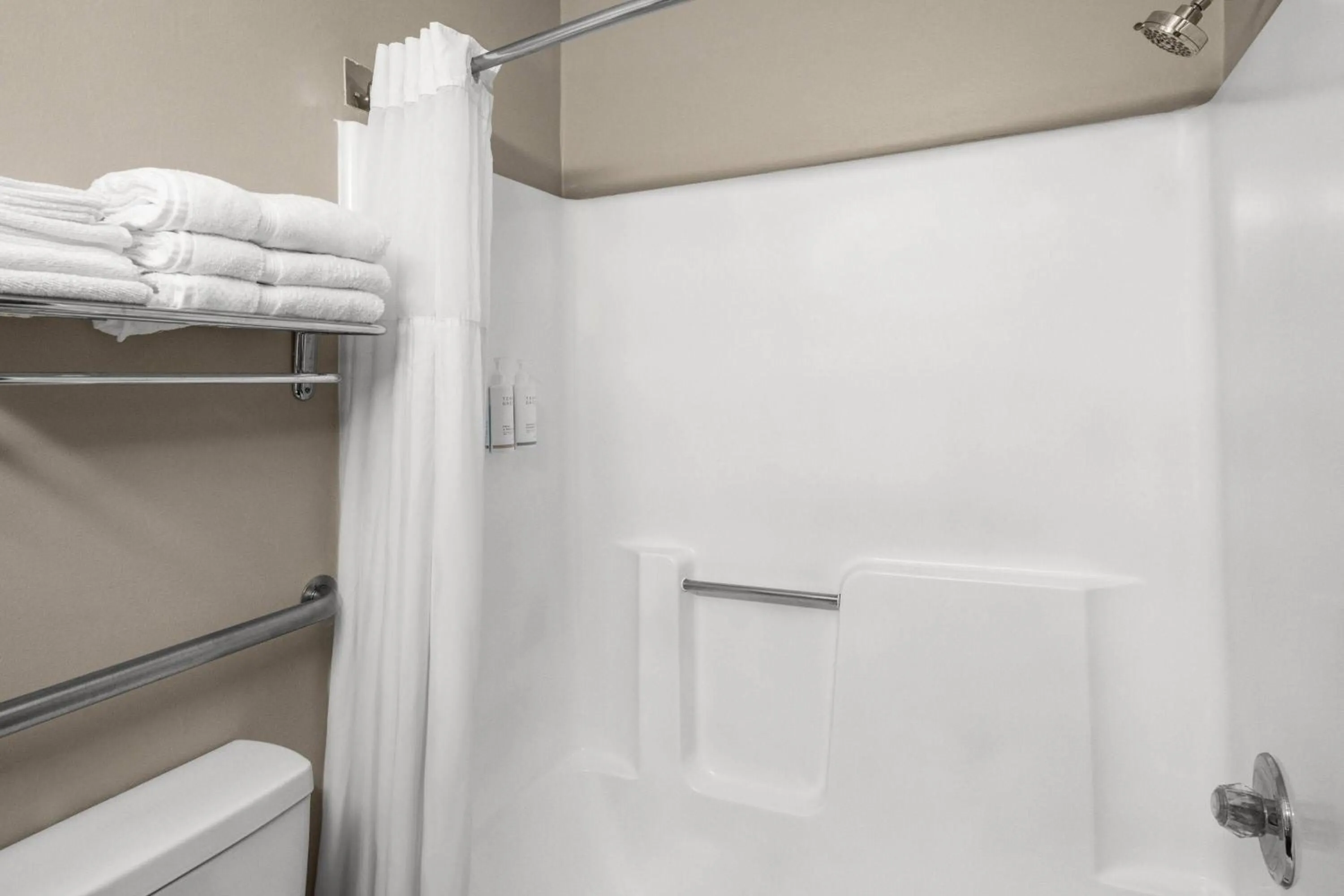 Bathroom in Travelodge by Wyndham Fargo