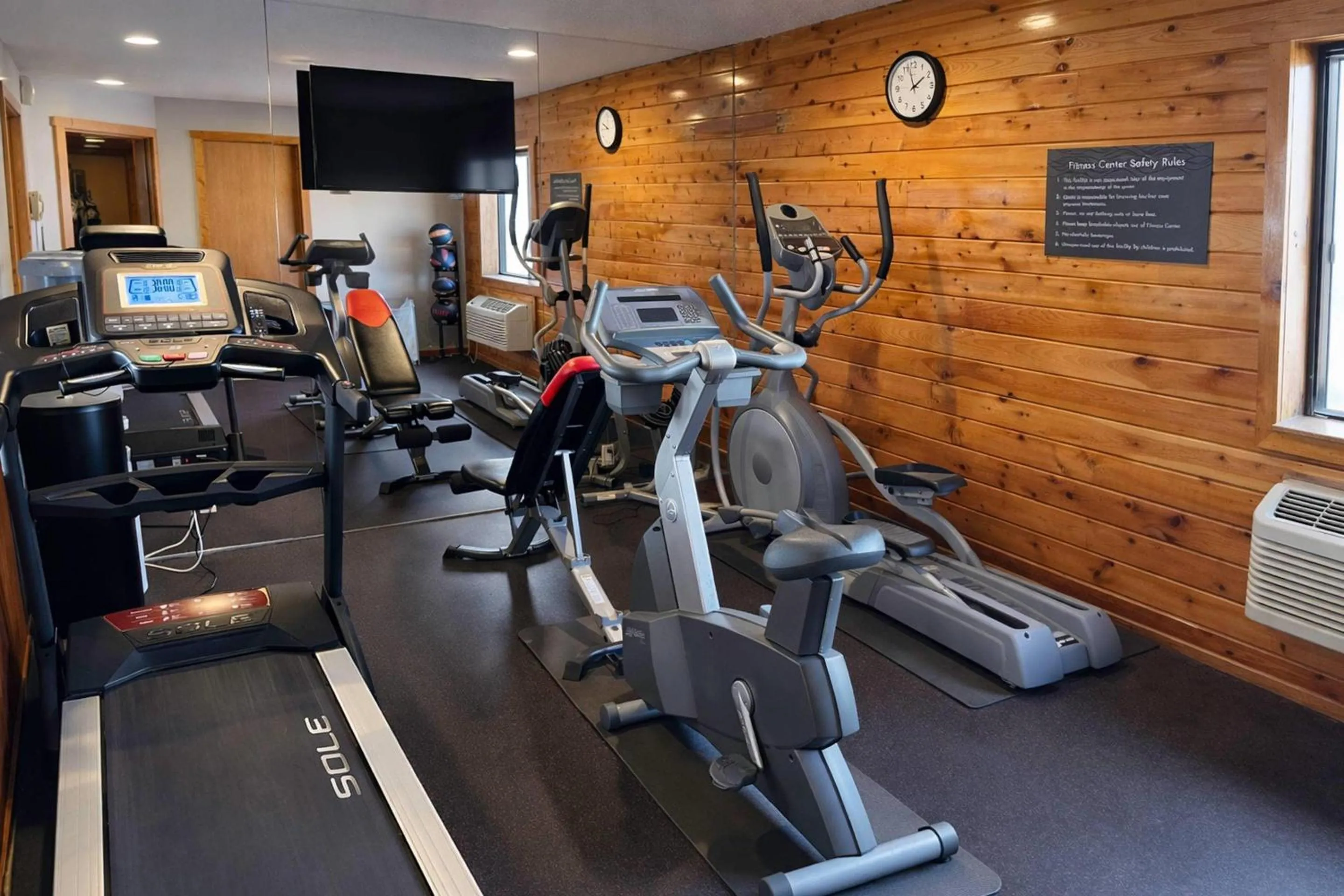 Fitness centre/facilities in Quality Inn York