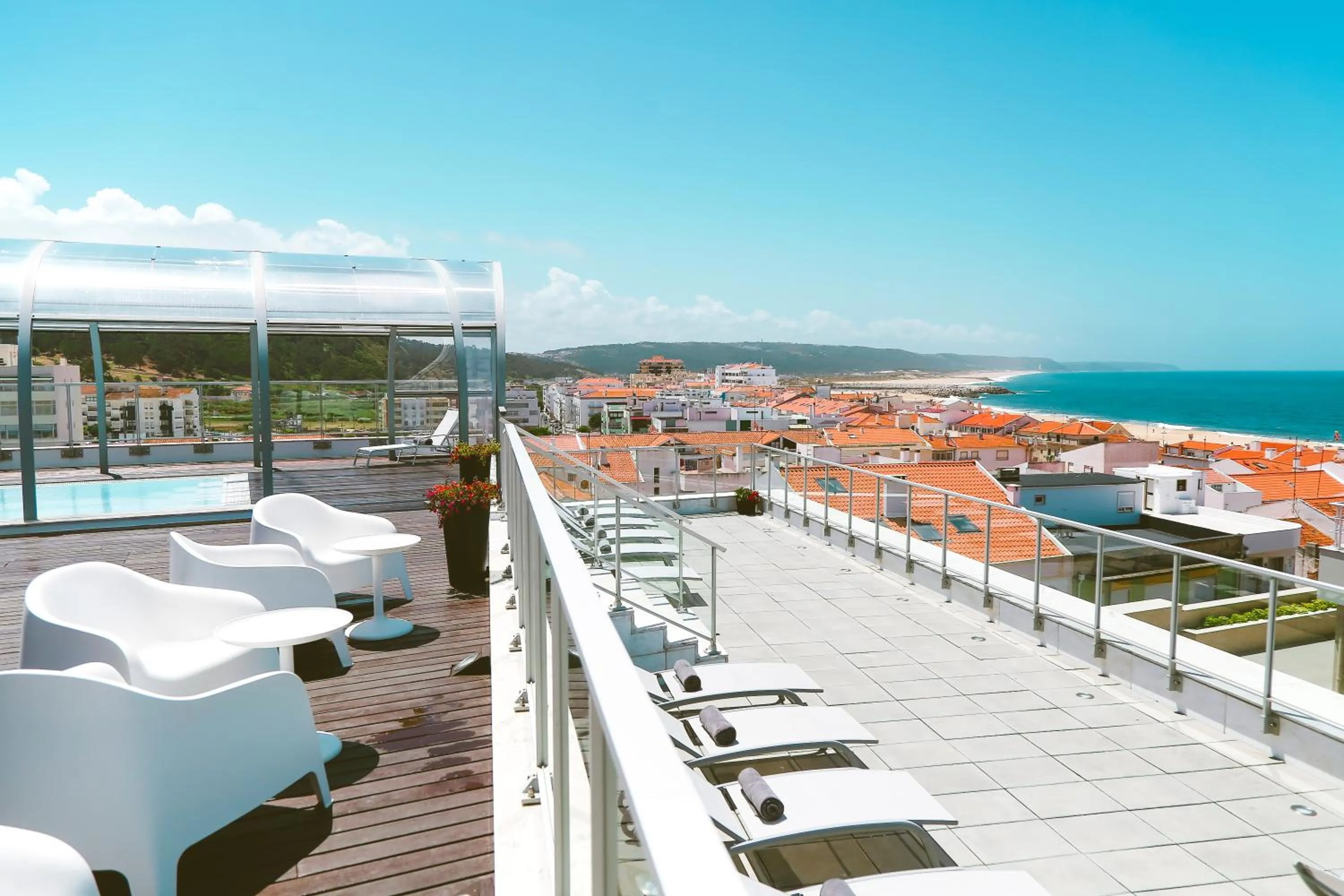 Balcony/Terrace in Hotel Praia
