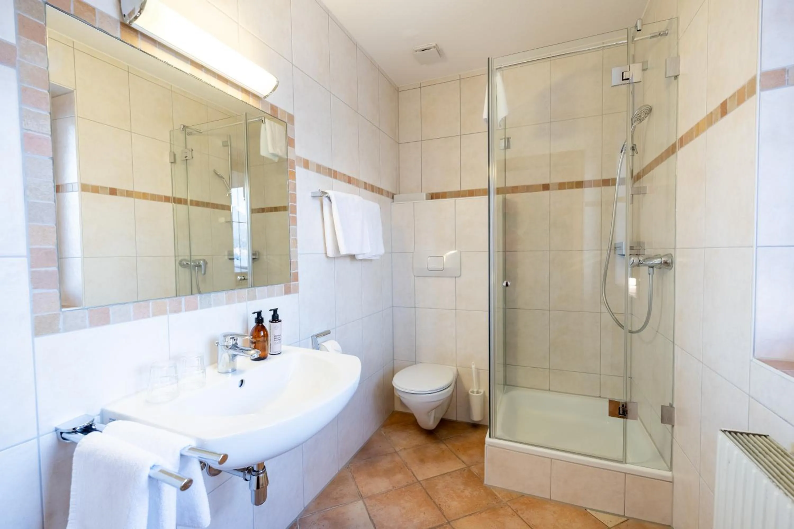 Bathroom in Hotel Krone Tirol