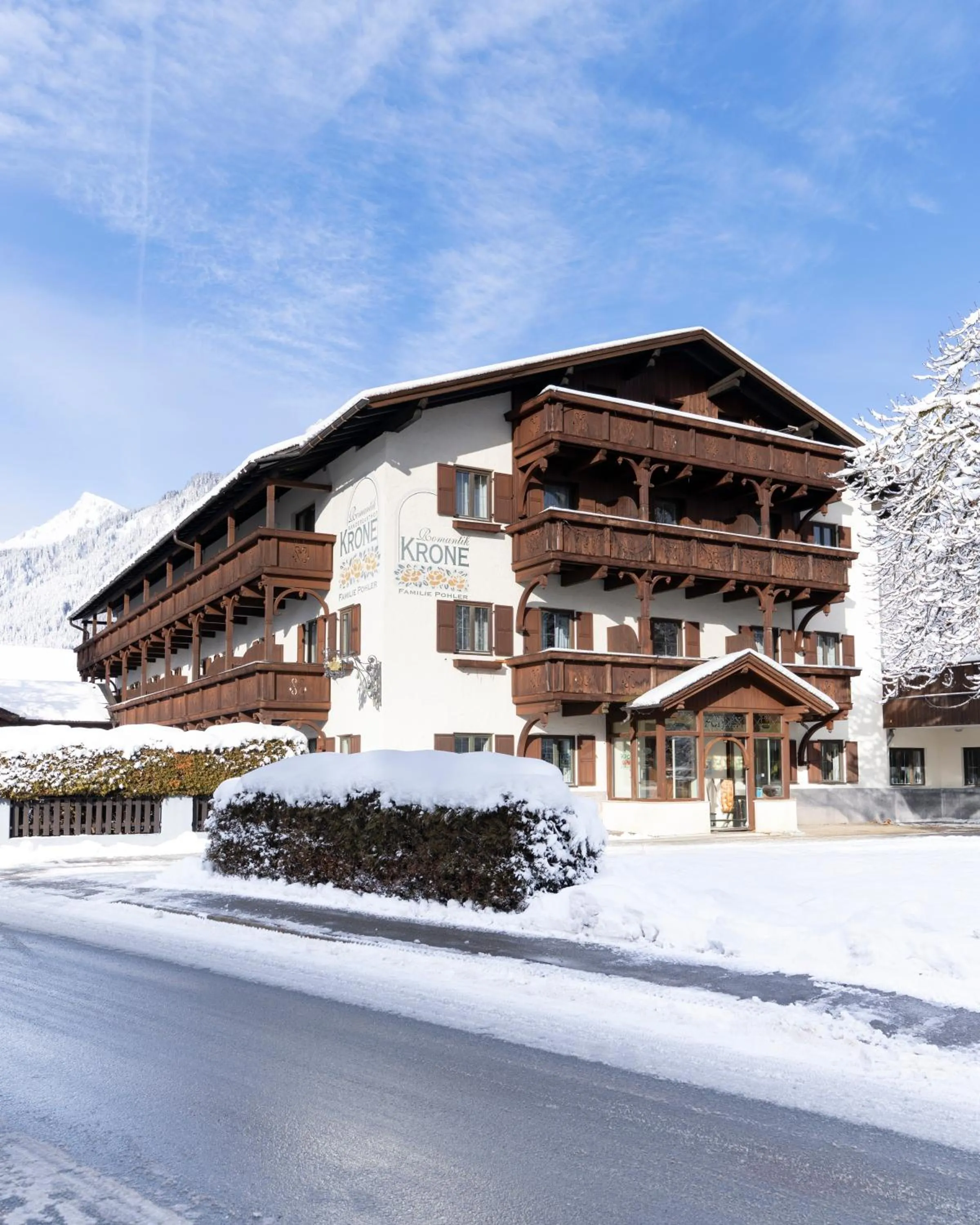 Property building in Hotel Krone Tirol