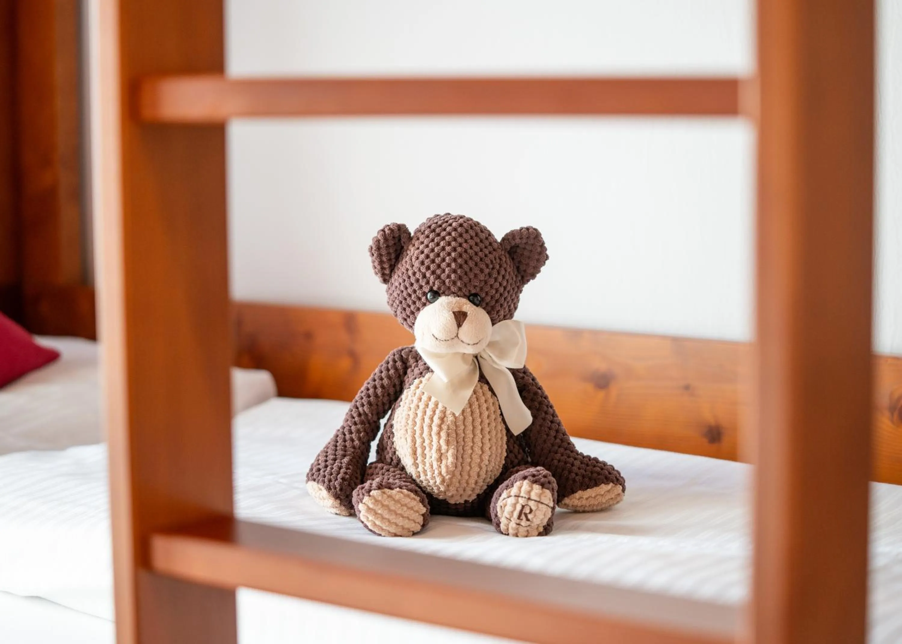 Decorative detail, Bed in Hotel Krone Tirol