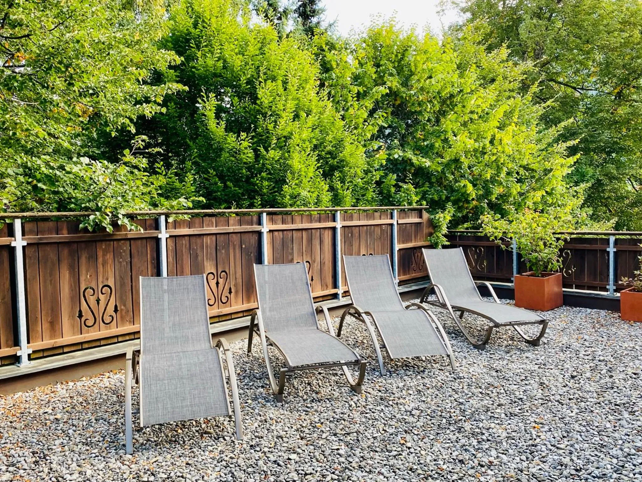 Garden in Hotel Krone Tirol