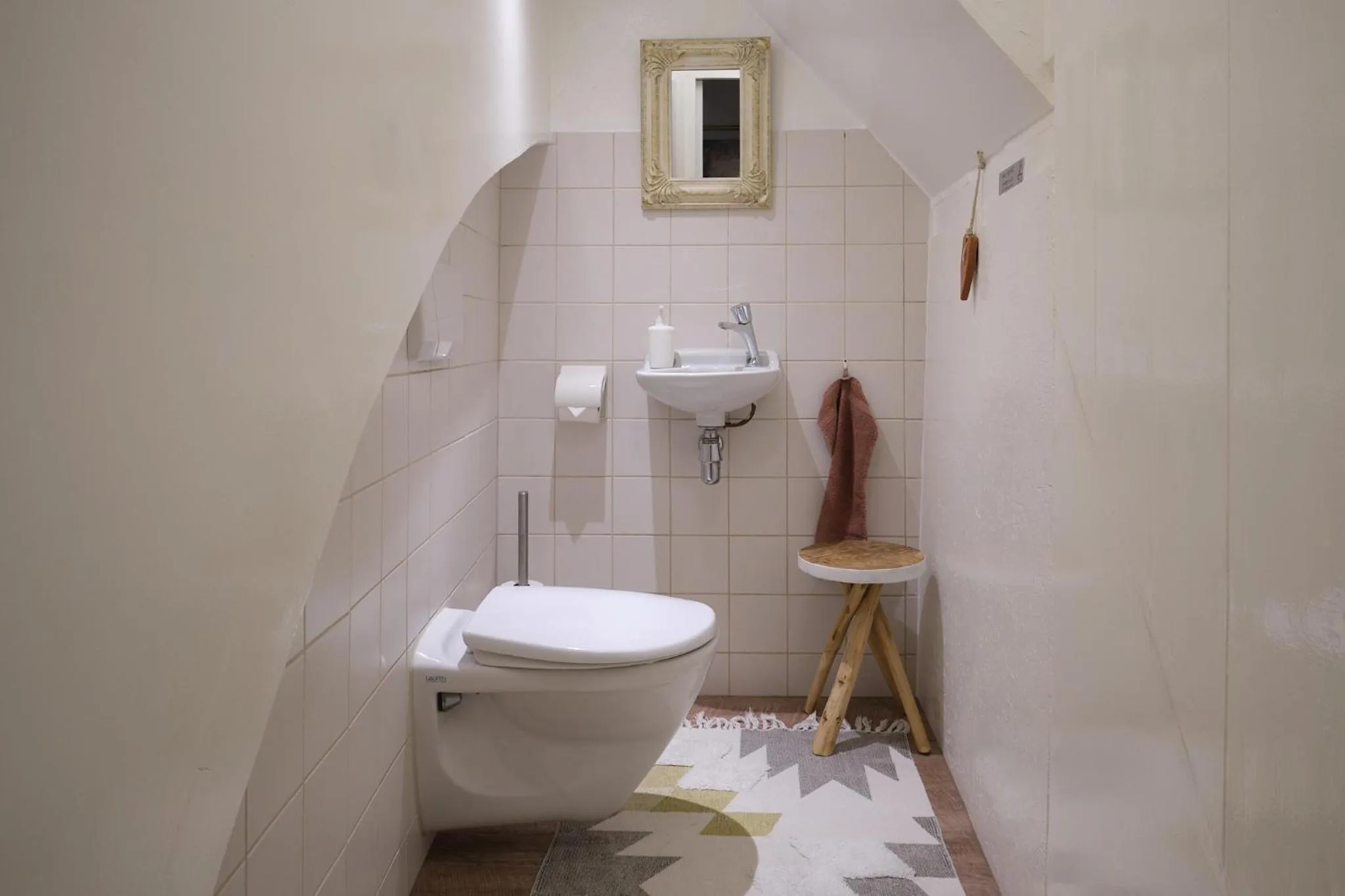 Toilet in Het Gecroonde Swaert B&B