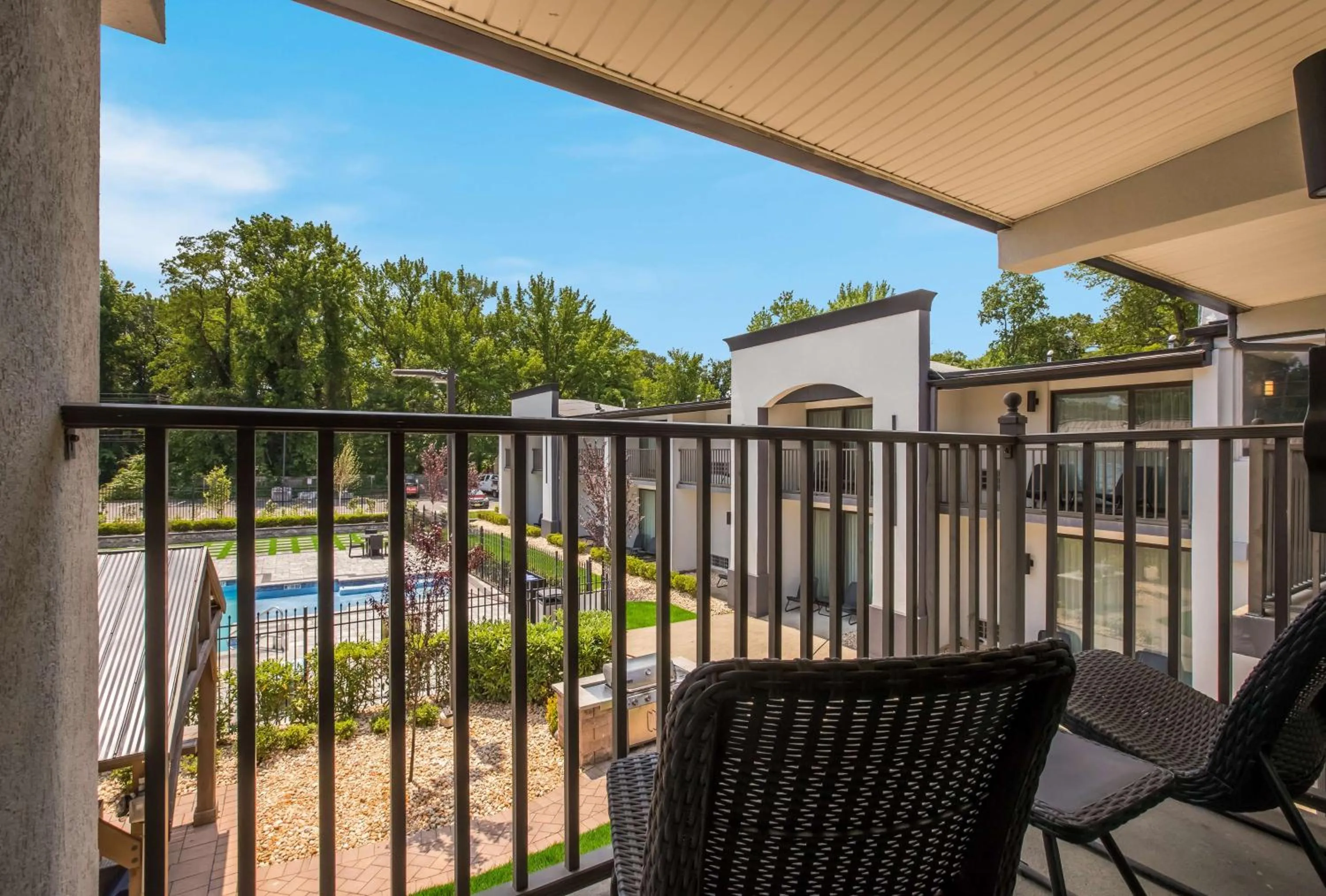 Pool view in The Hub Middletown Red Bank- Best Western Signature Collection