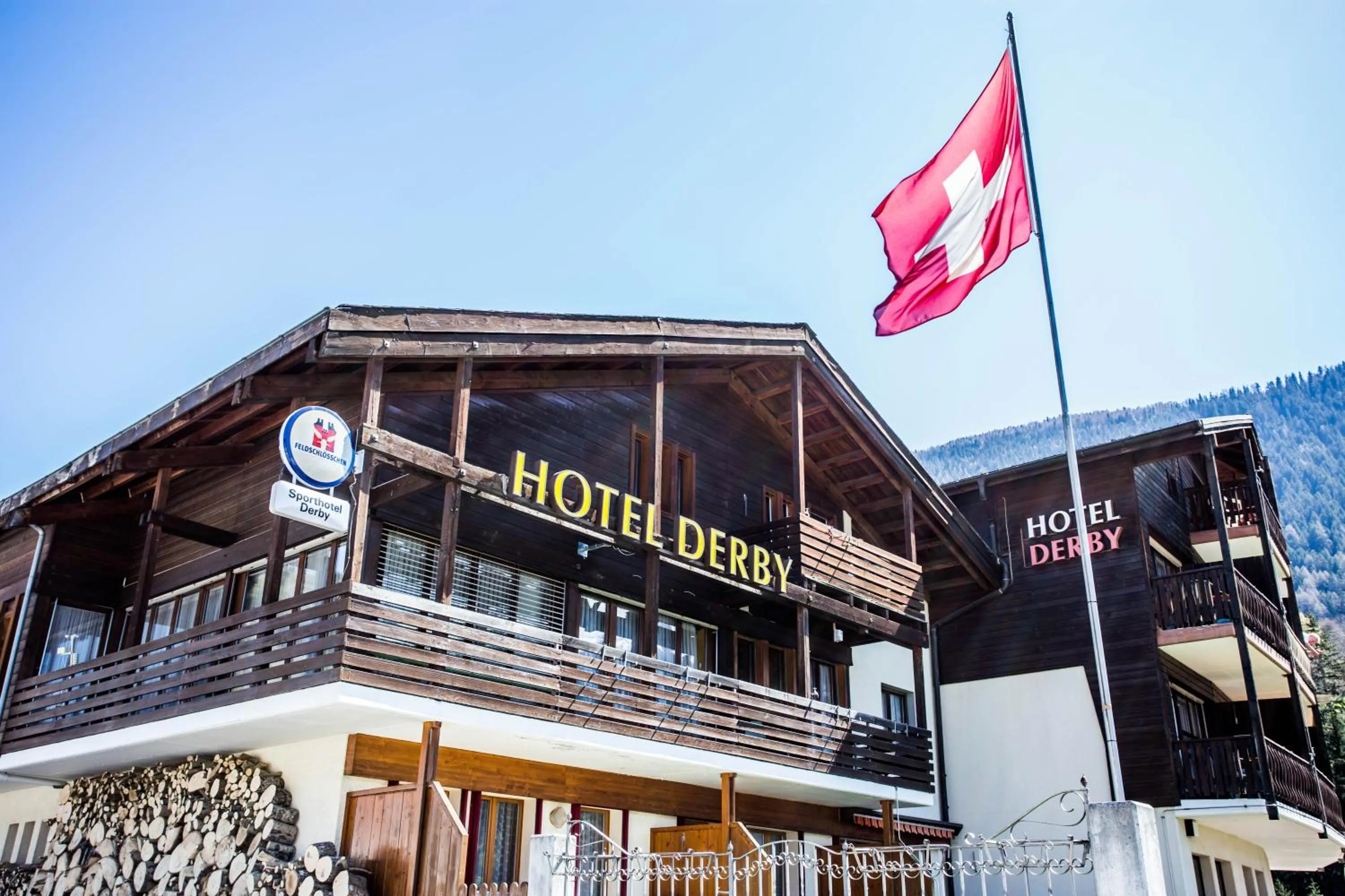 Facade/entrance in Hotel Derby