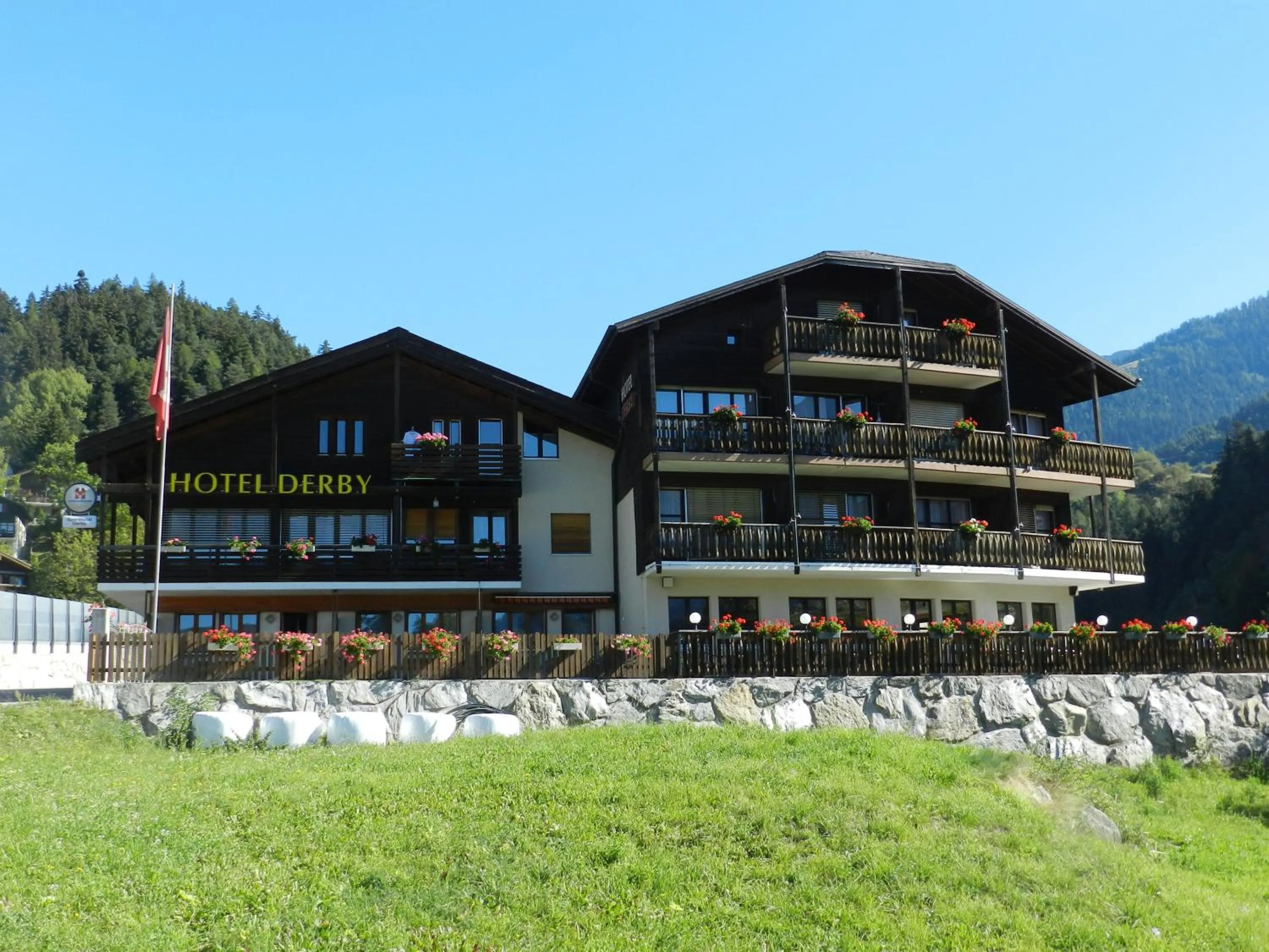 Facade/entrance in Hotel Derby