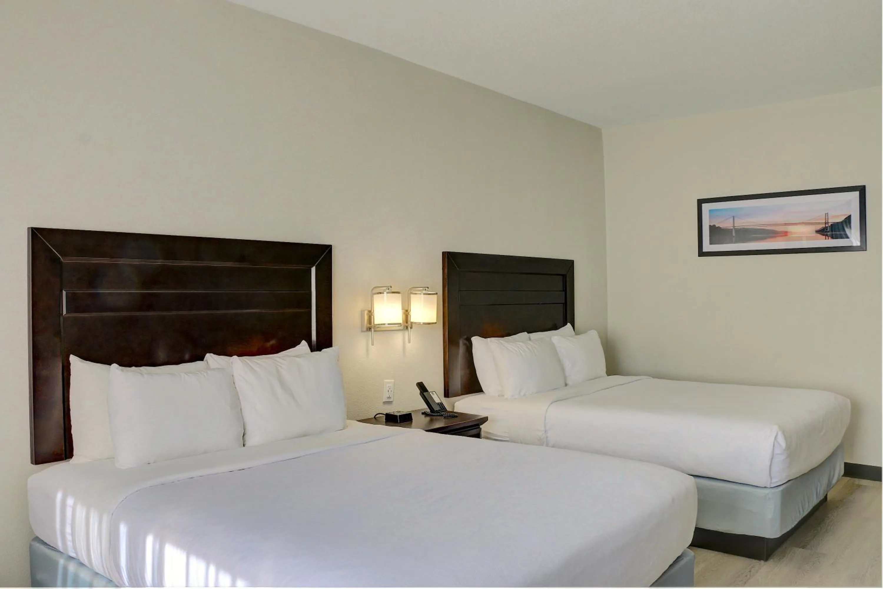 Bed in Quality Inn & Suites Roswell North