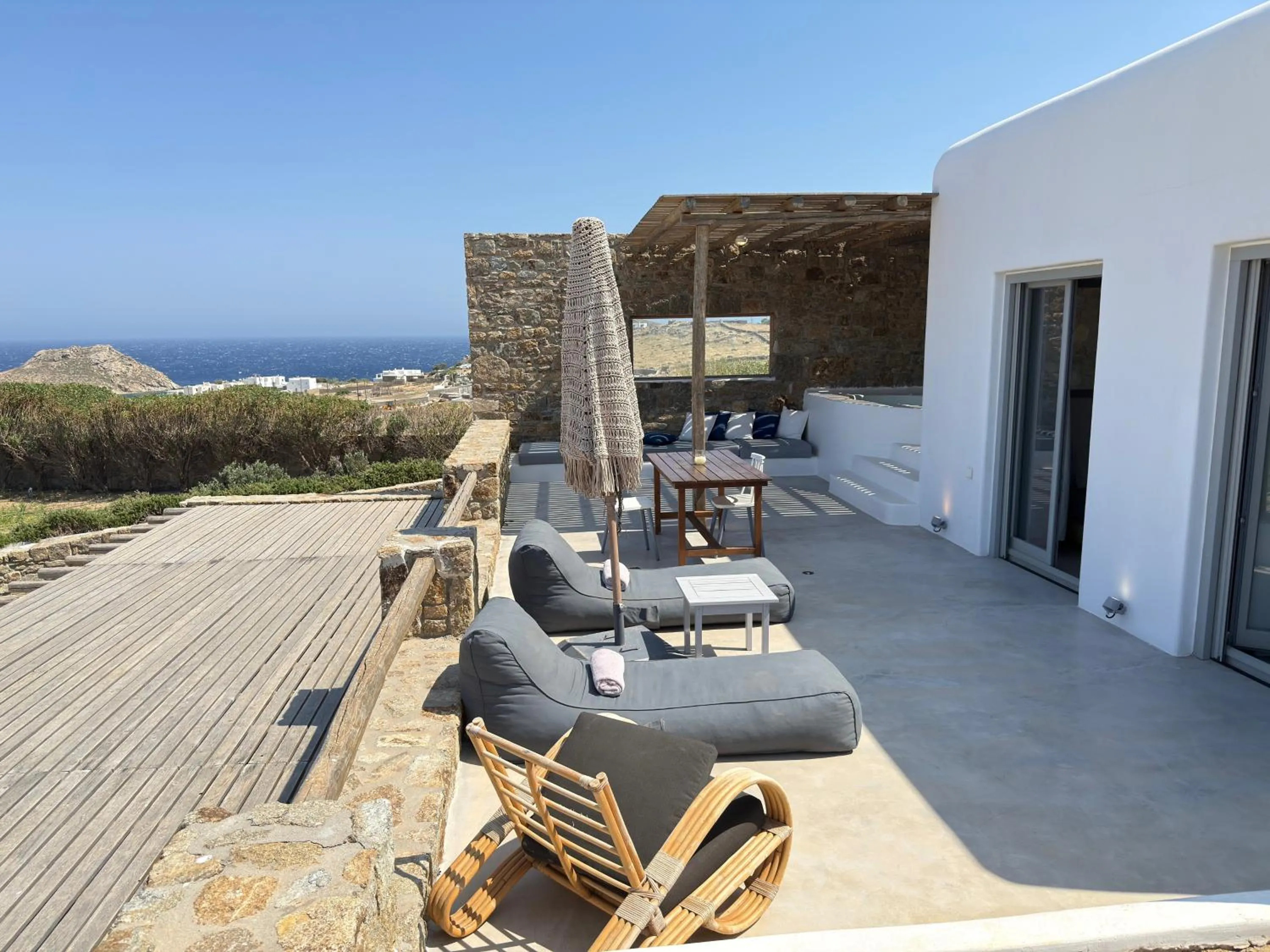 Balcony/Terrace in Myconian Crown Suites