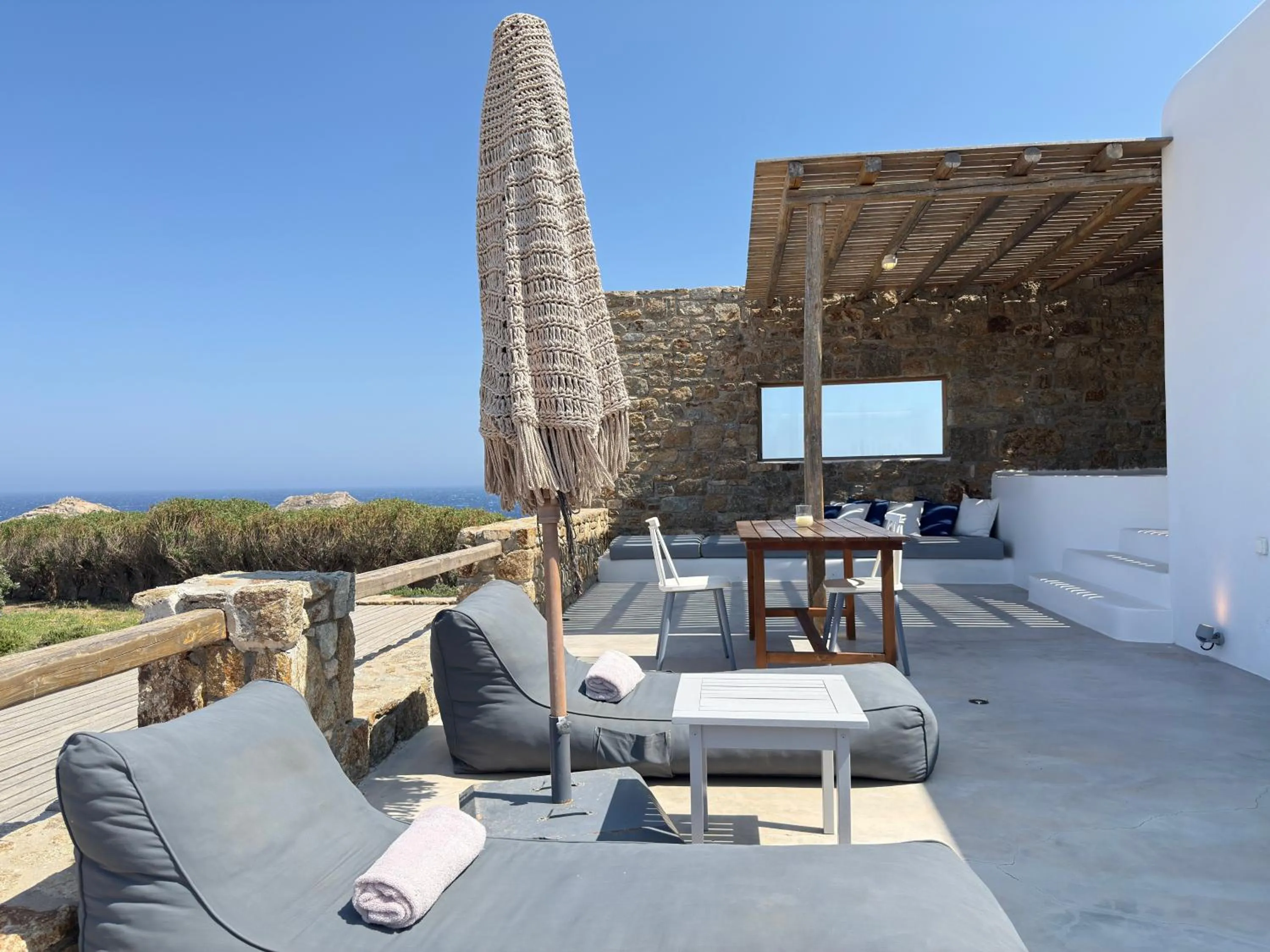 Balcony/Terrace in Myconian Crown Suites