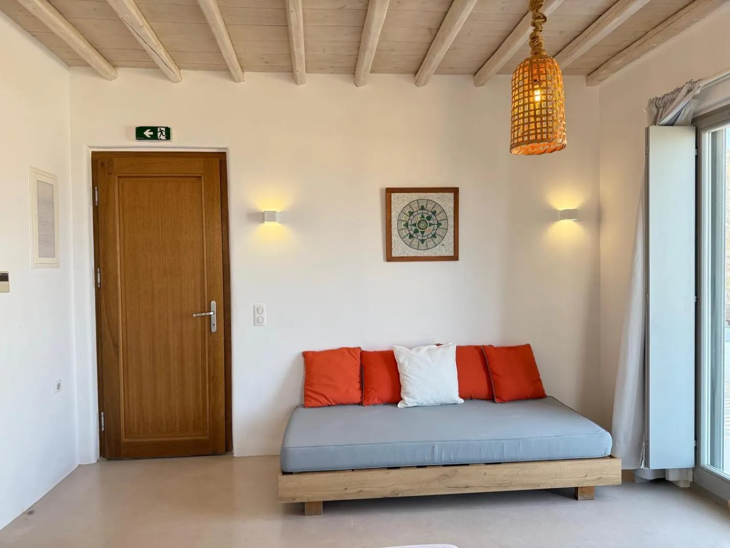 Bedroom in Myconian Crown Suites