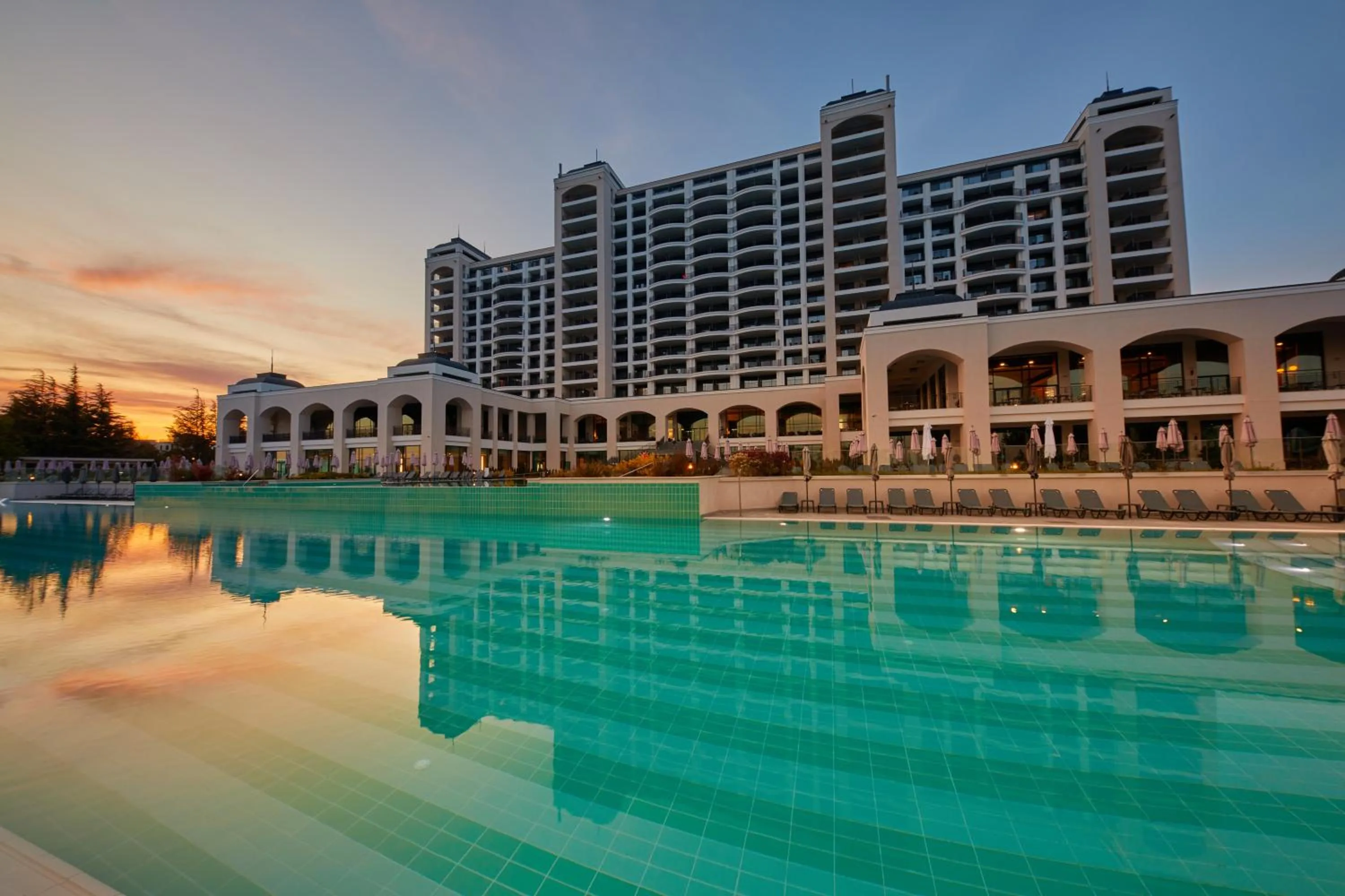 Swimming pool in Secrets Sunny Beach Resort and Spa - Premium All Inclusive - Adults Only