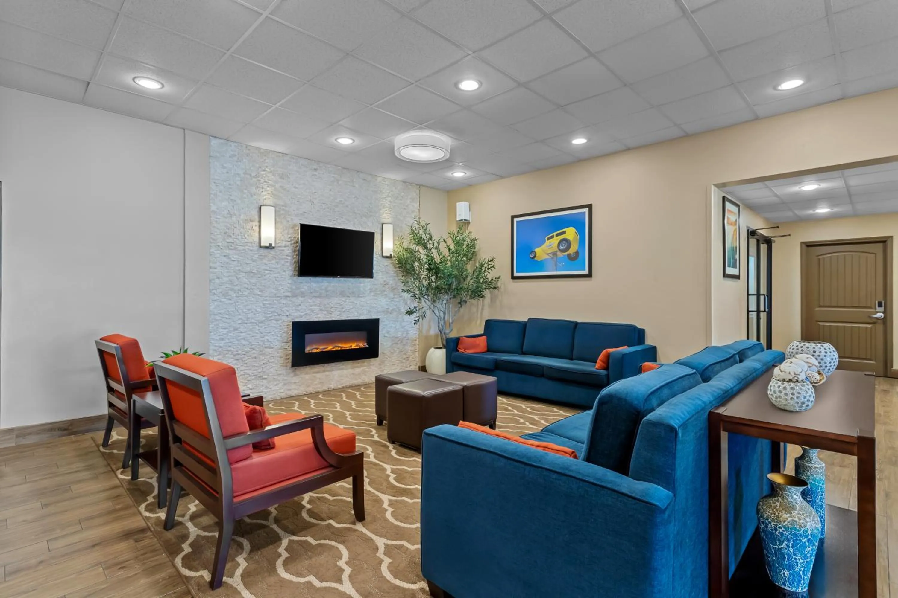 Lobby or reception in Comfort Inn Santa Rosa on Route 66