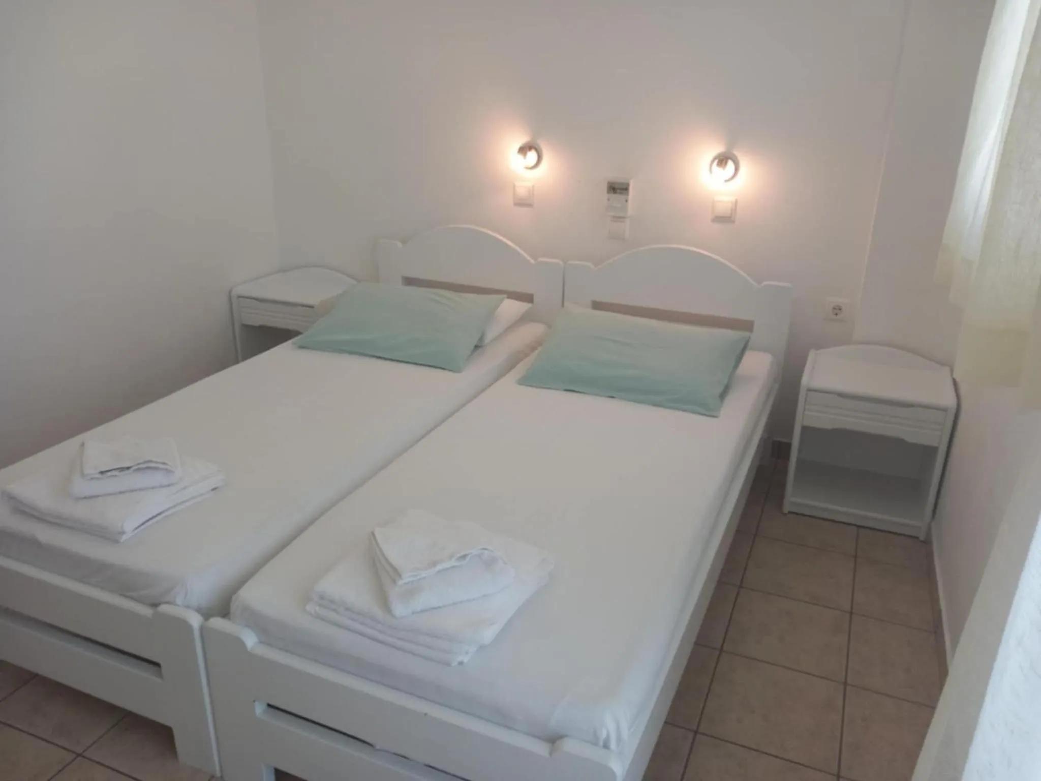 Bed in Studios Margarita