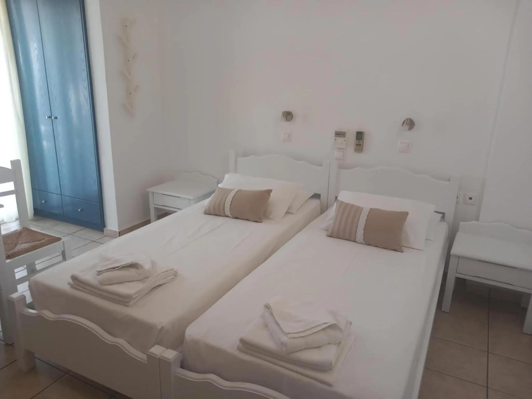 Bed in Studios Margarita