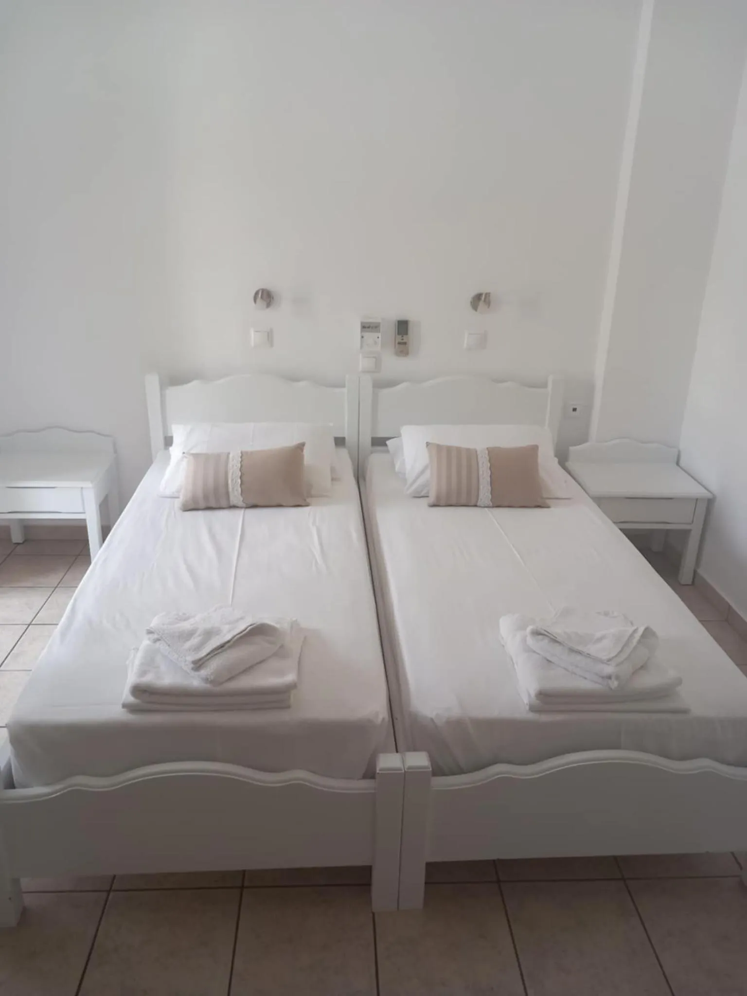 Bed in Studios Margarita