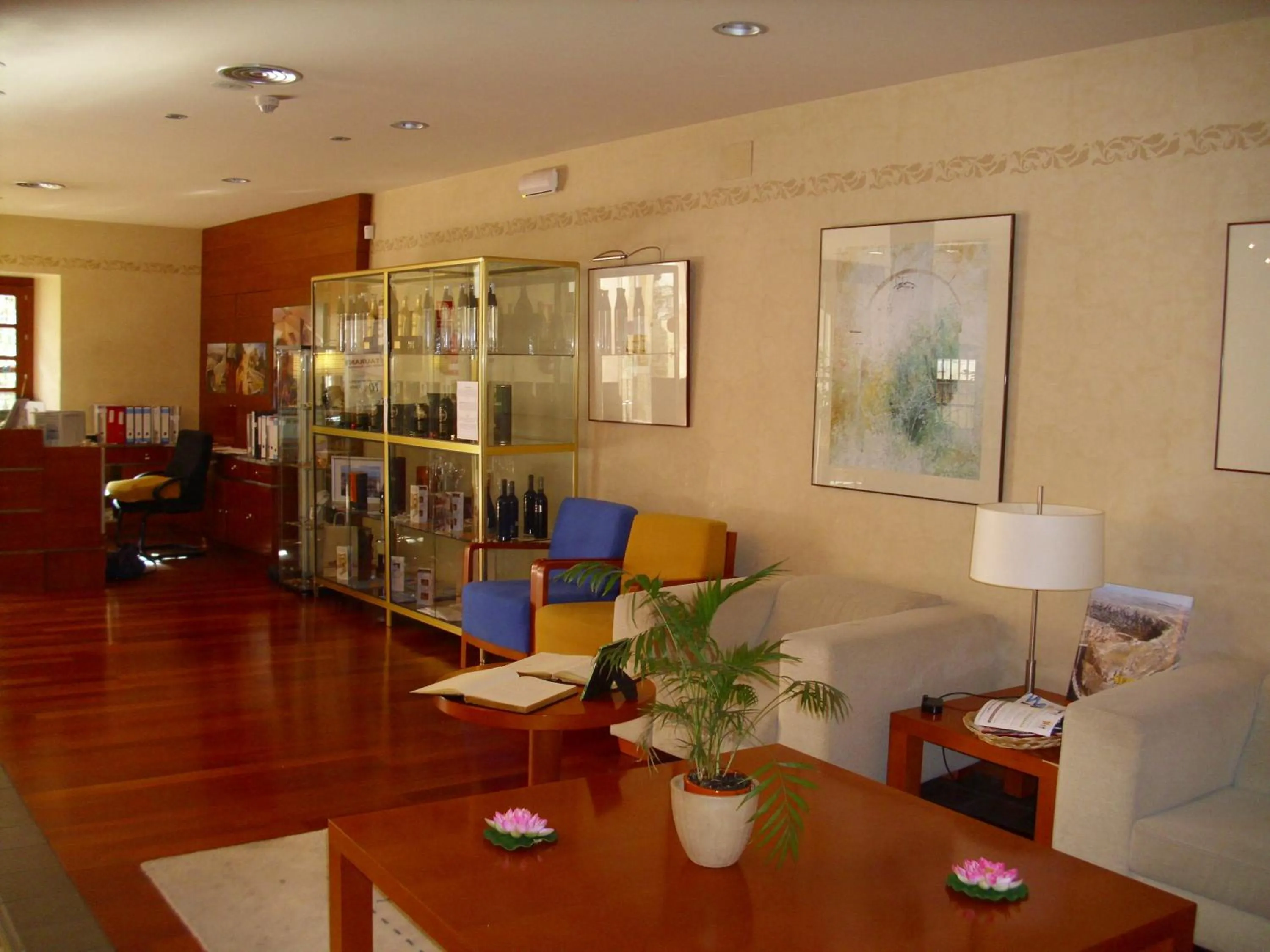 Lobby or reception in Hotel Rural Vado del Duratón