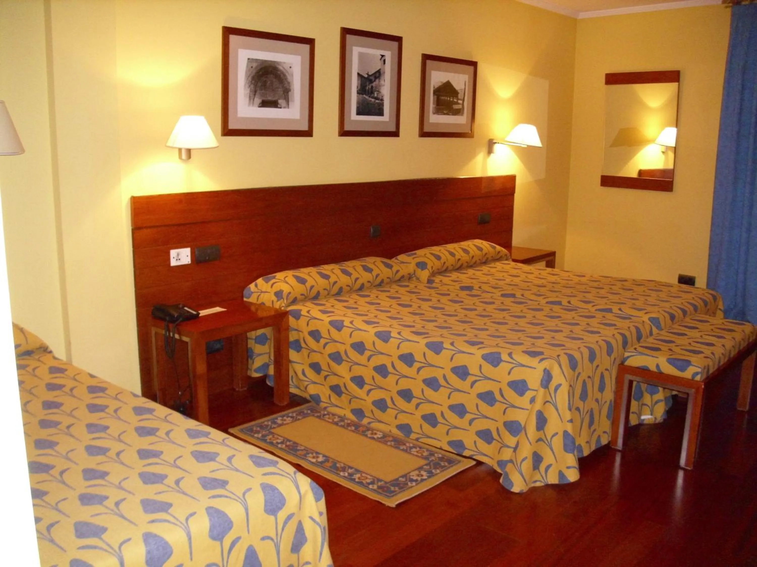 Bed in Hotel Rural Vado del Duratón